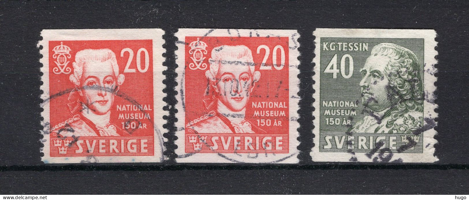 ZWEDEN Yt. 406/408° Gestempeld 1956 - Used Stamps