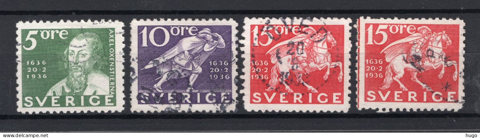 ZWEDEN Yt. 235a/237a° Gestempeld 1936 - Used Stamps