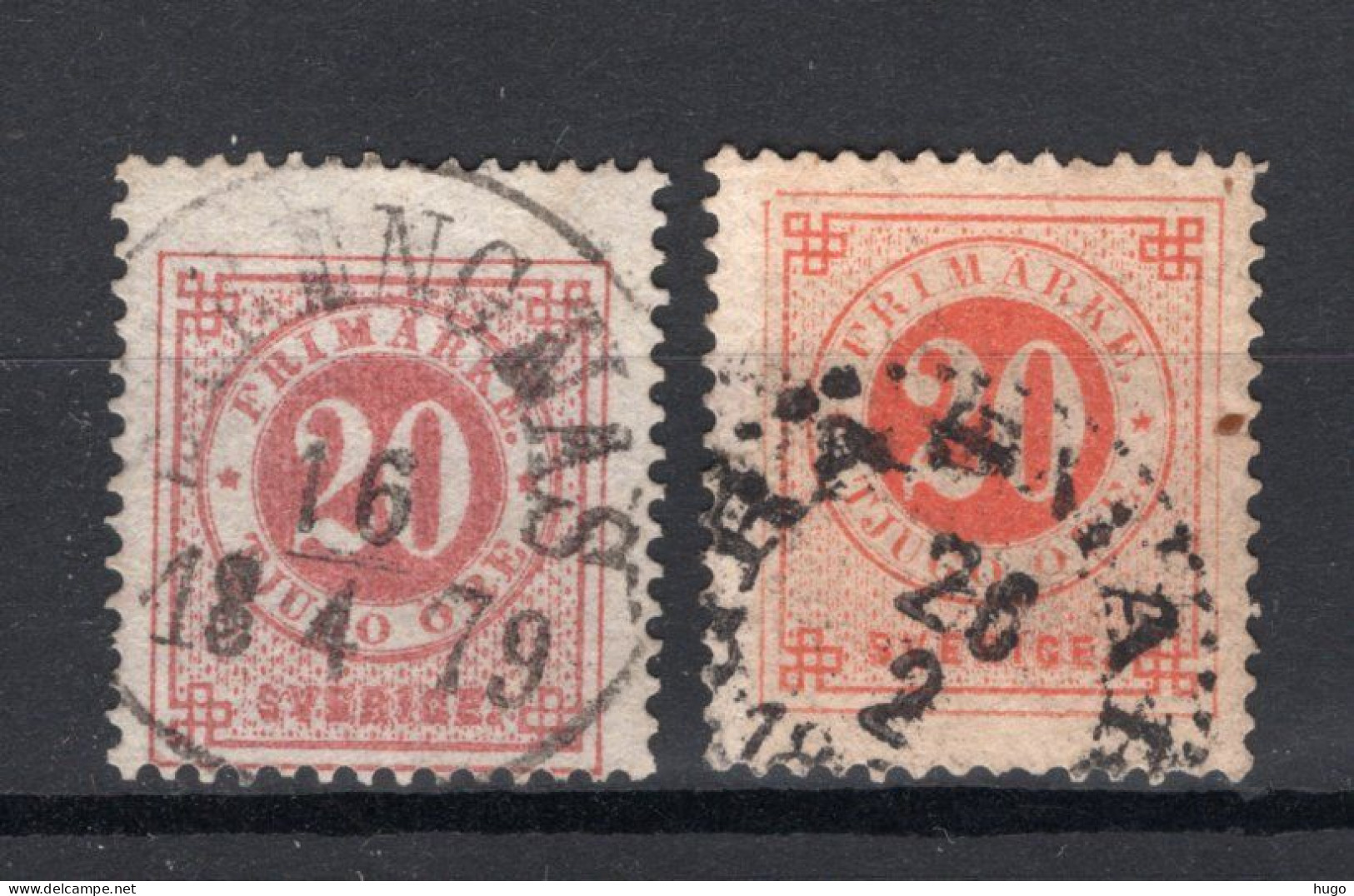 ZWEDEN Yt. 21A° Gestempeld 1872-1885 - Used Stamps