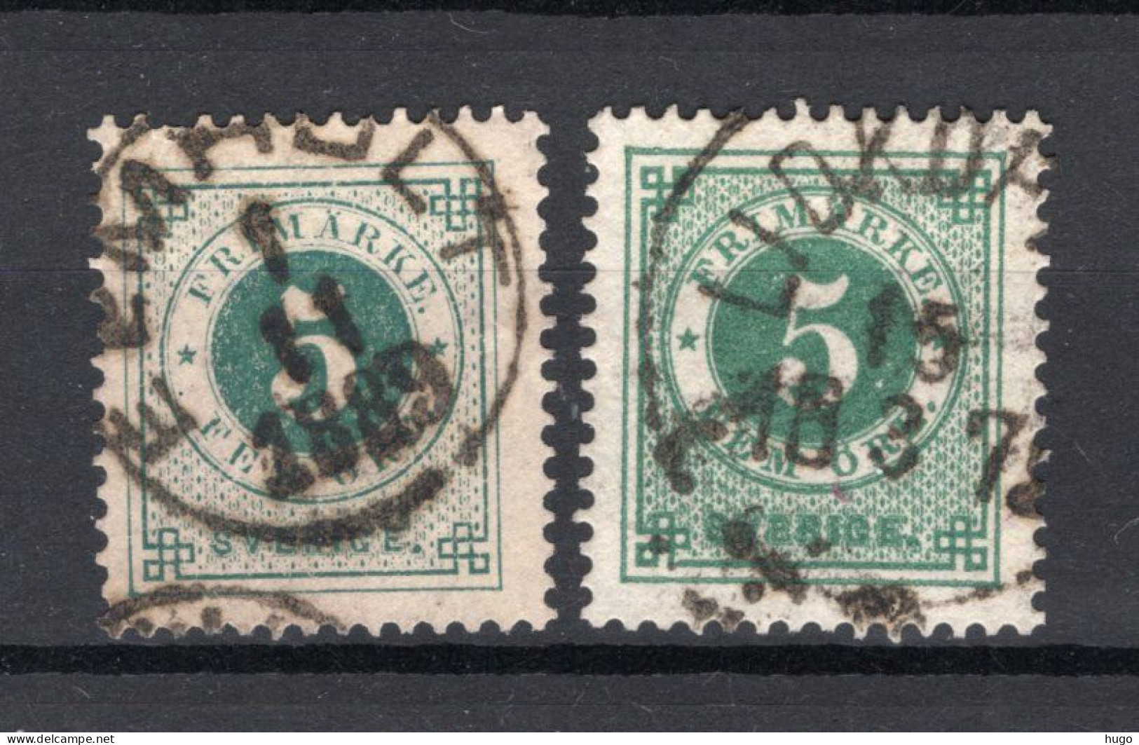 ZWEDEN Yt. 18A° Gestempeld 1872-1885 - Used Stamps