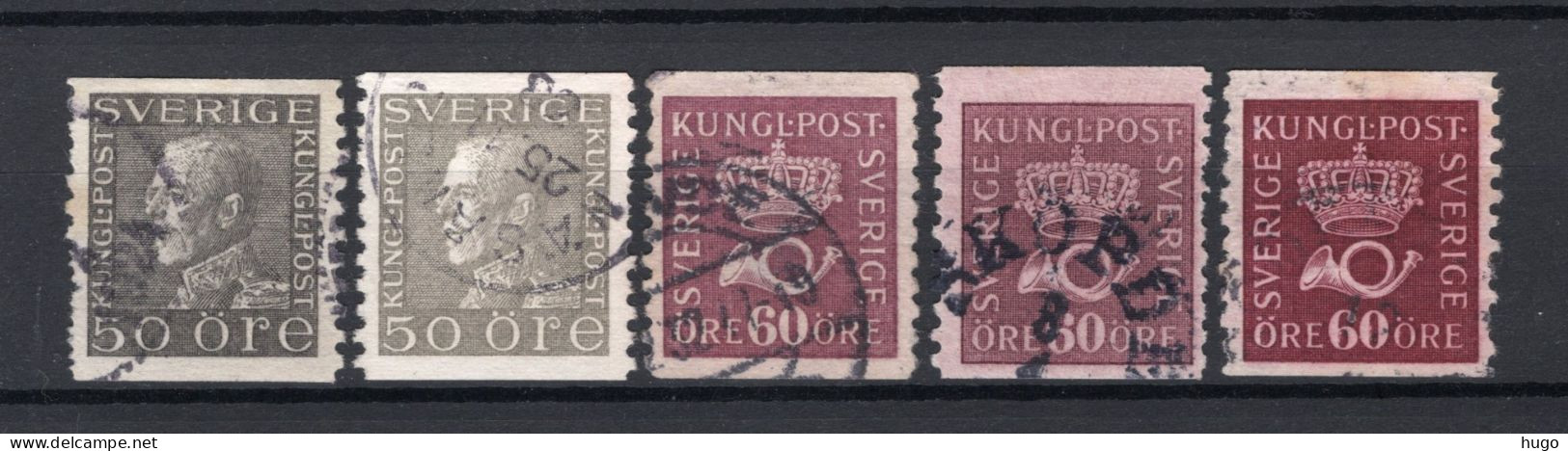 ZWEDEN Yt. 141/142° Gestempeld 1920-1924 - Used Stamps