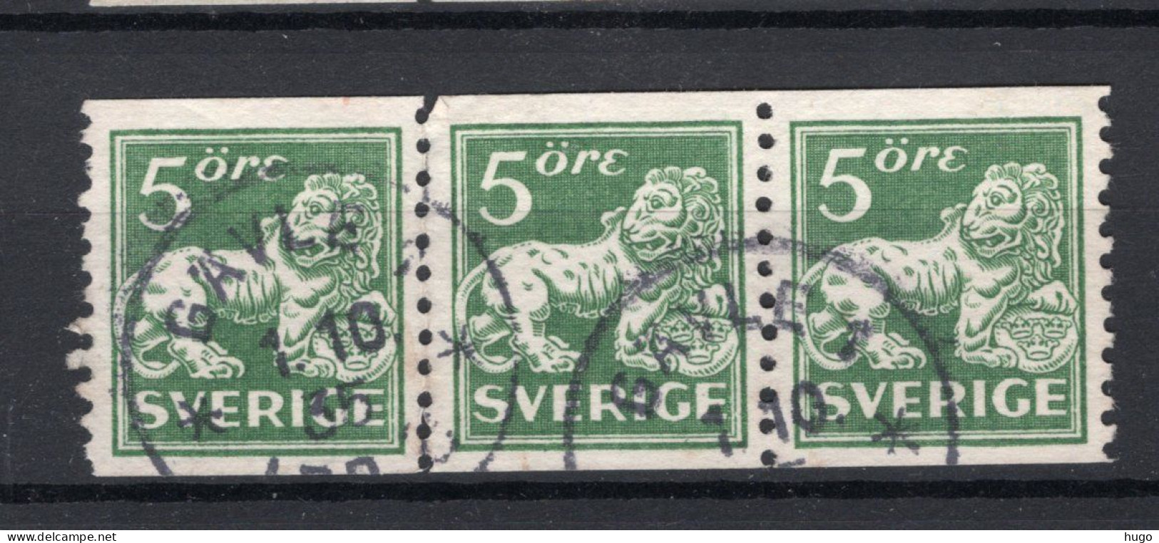 ZWEDEN Yt. 123° Gestempeld 3 St. 1920-1924 -1 - Used Stamps