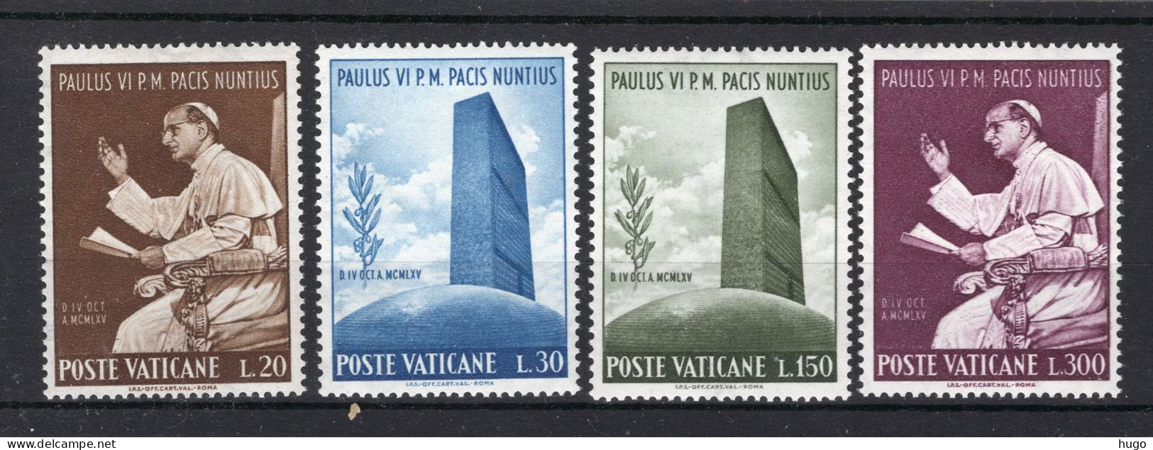 VATICAANSTAD Yvert 434/437 MNH 1965 - Neufs