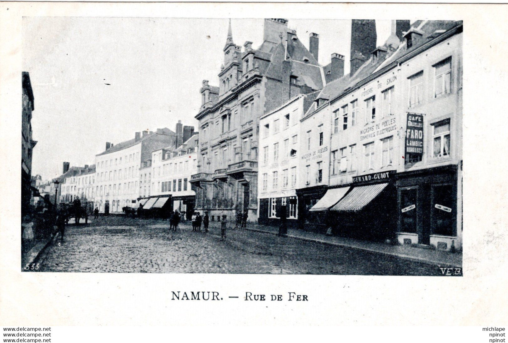 C P A - BELGIQUE  -  NAMUR  -    Rue De Fer - Namur