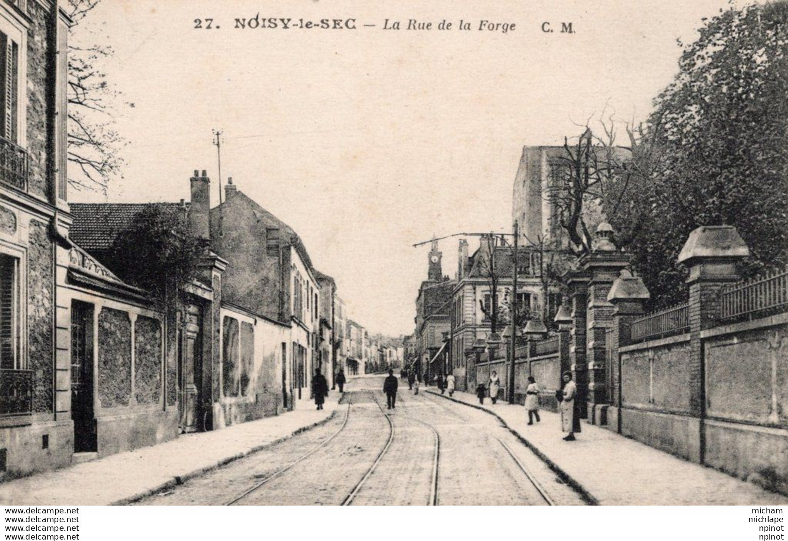 C P A - 93 - NOISY LE SEC Rue De La Forge - Noisy Le Sec