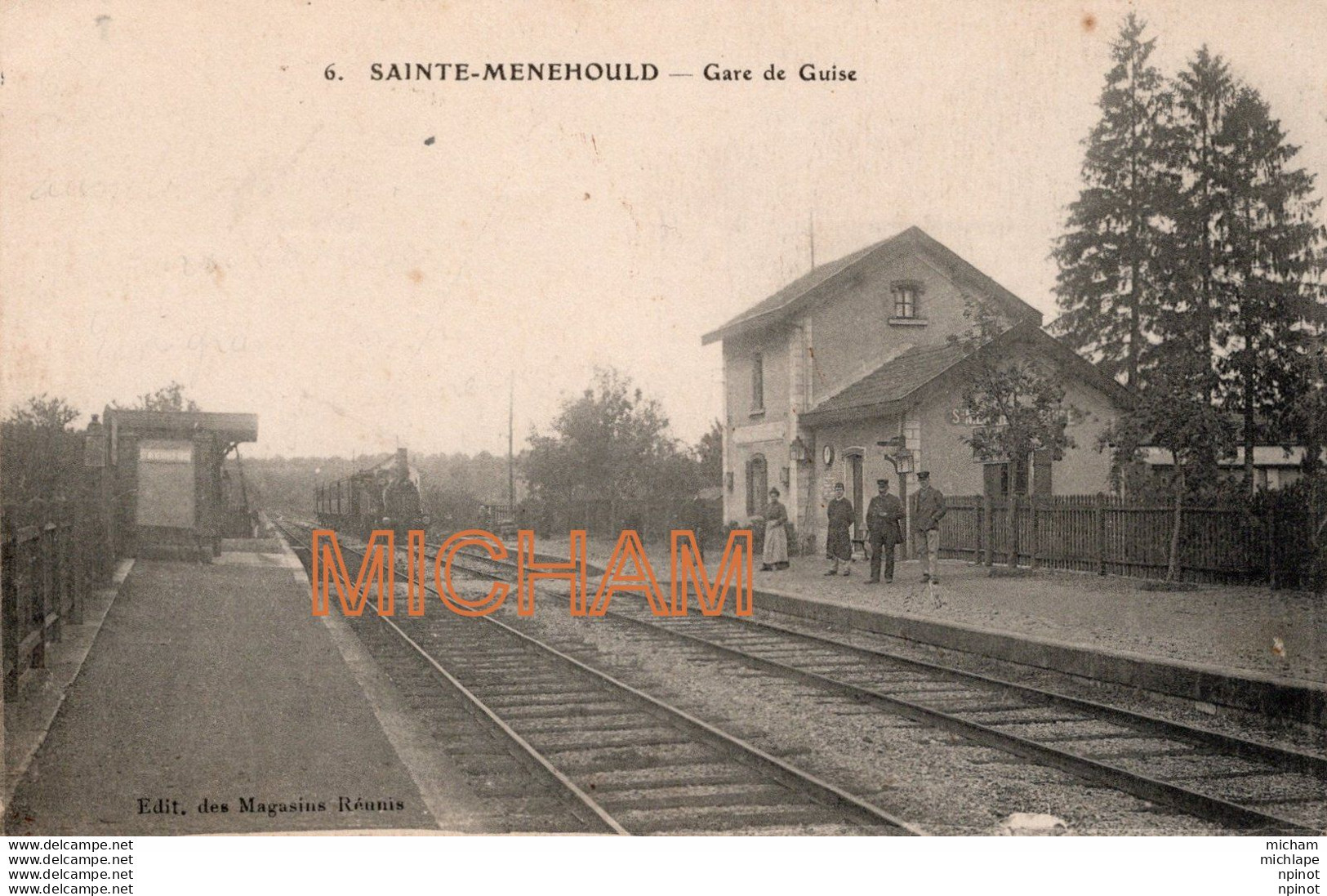 CPA 51 SAINTE MENEHOULD Gare De Guise - Sainte-Menehould