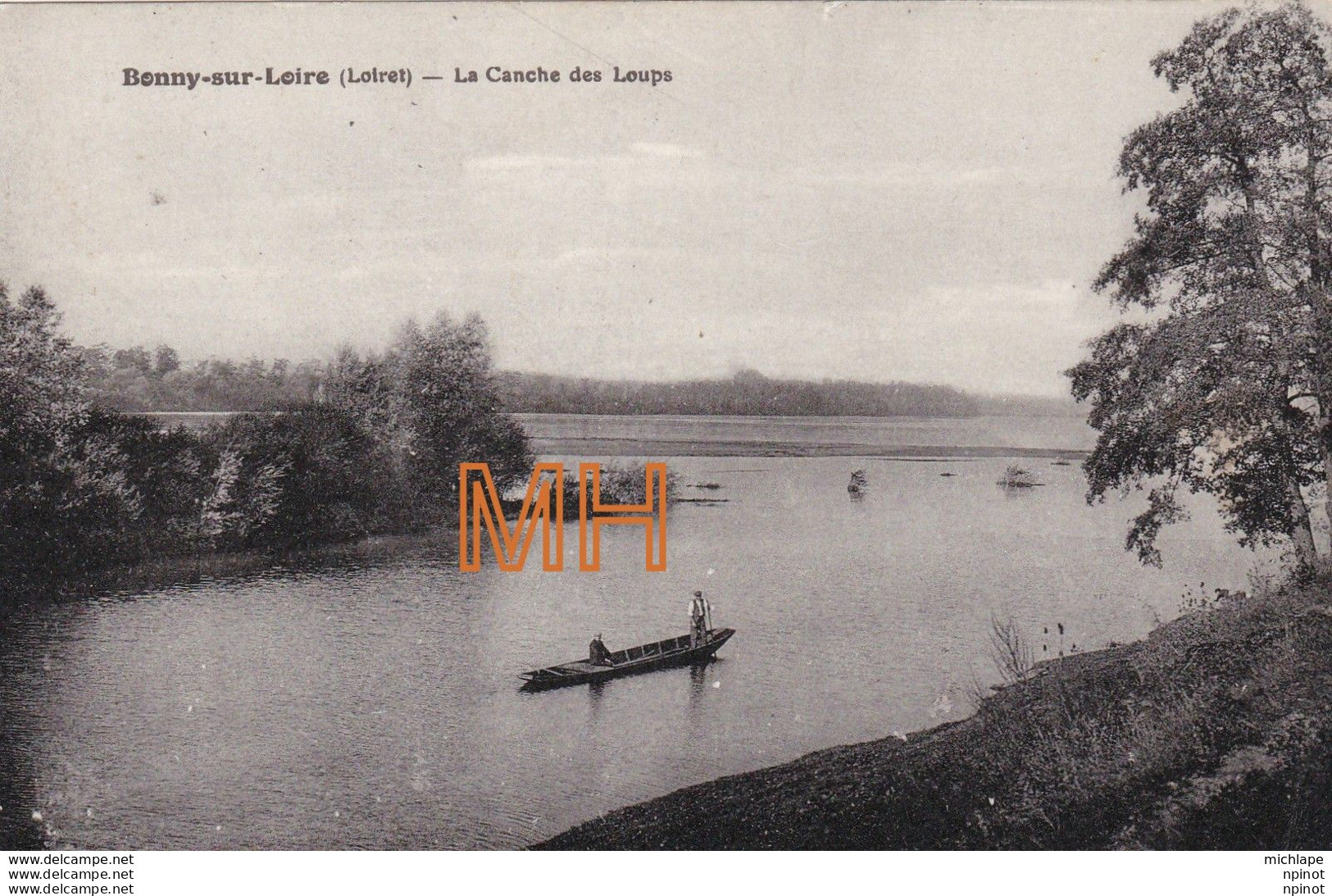 CPA 45  BONNY SUR LOIRE  La Canche Des Loups - Other & Unclassified