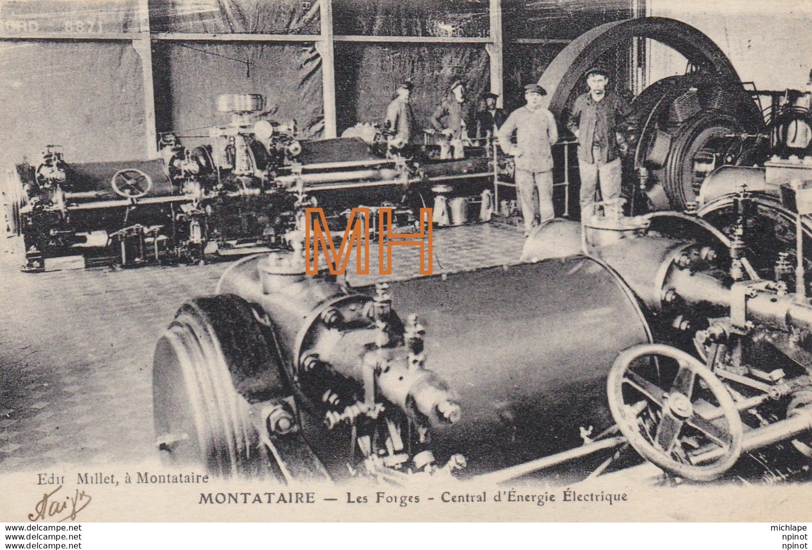 CPA 60  MONTATAIRE   Les Forges   Central D'energie  Electrique - Montataire