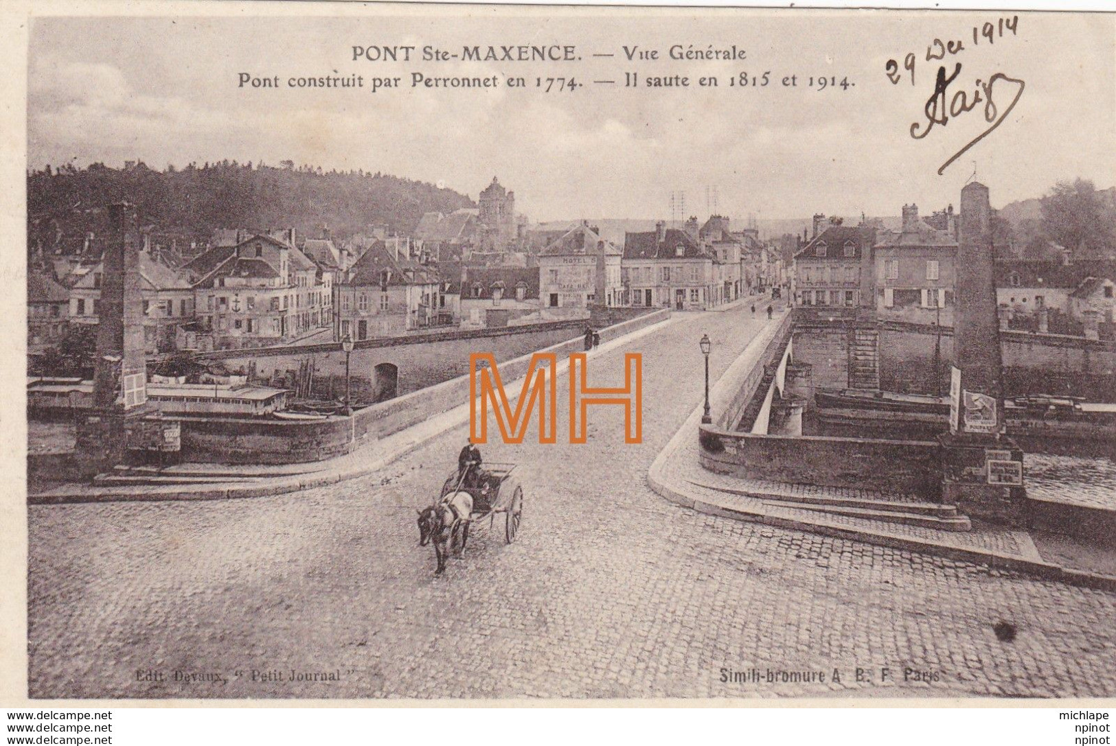 CPA 60   PONT SAINTE  MAXENCE  Vur  Generale - Pont Sainte Maxence