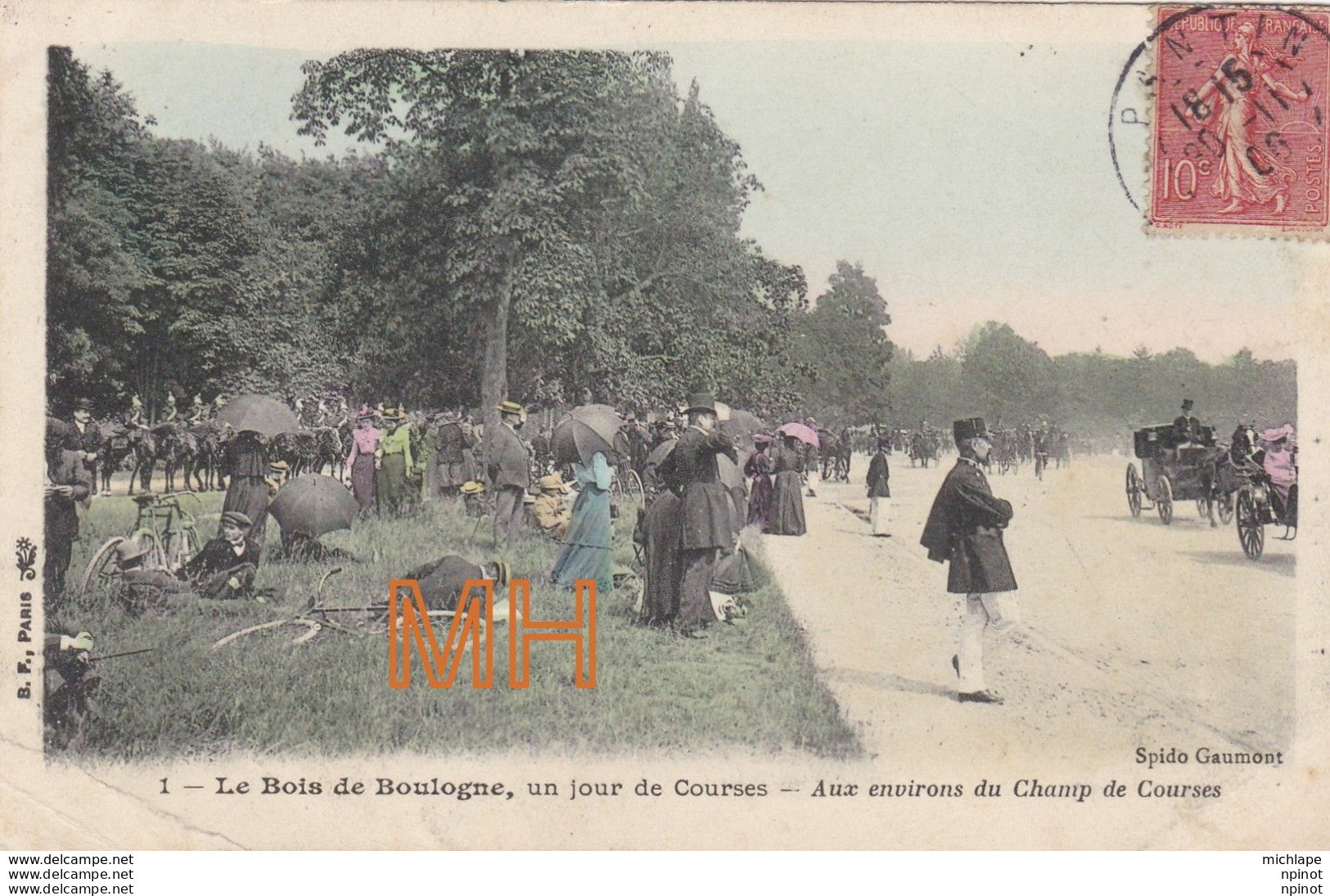 CPA 75 PARIS  20  Em    Le Bois De Boulogne  Un Jour De Courses - Arrondissement: 20