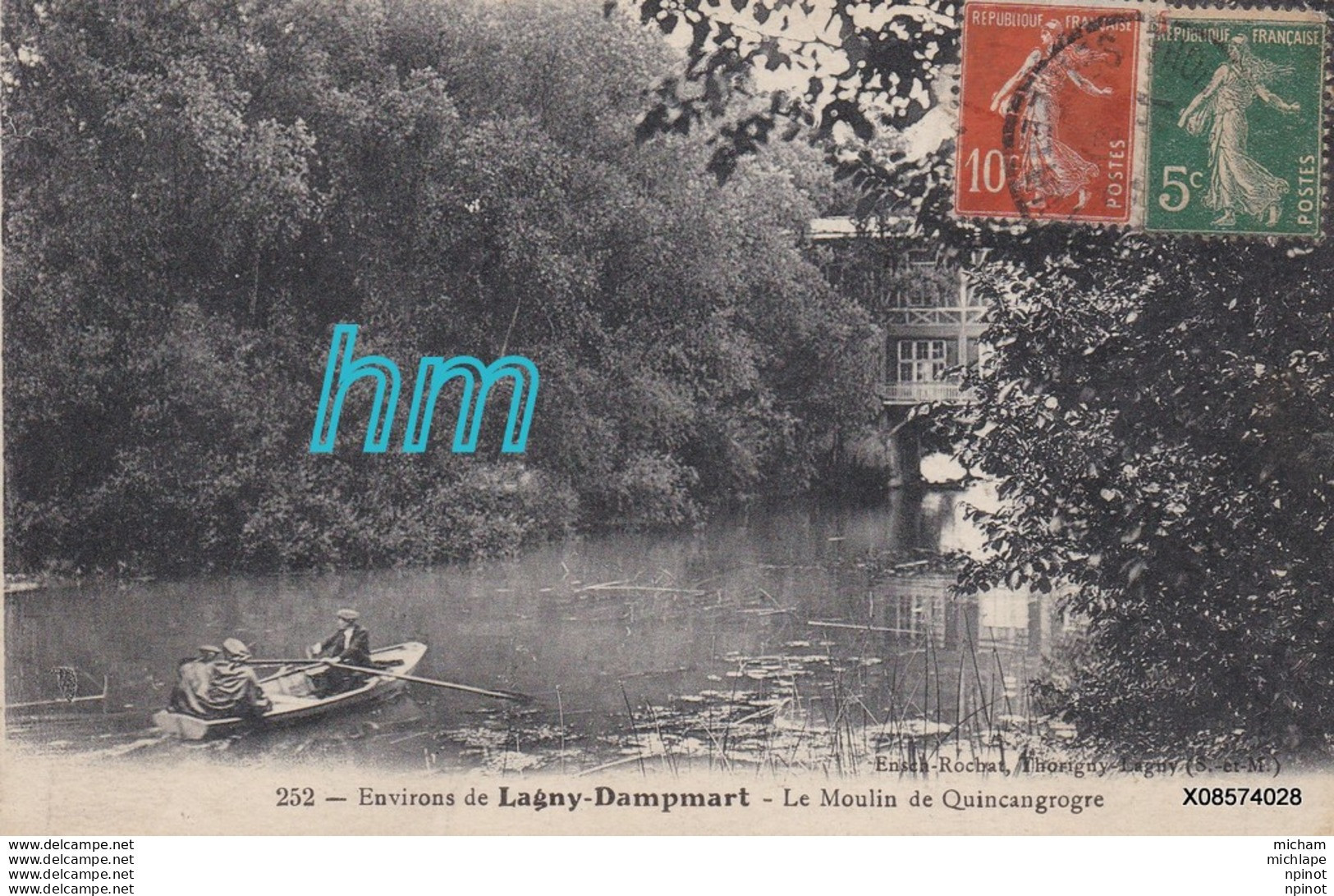 CPA  77  LAGNY  DAMPART LE MOULIN DE QUICANGROGRE  T B  ETAT - Lagny Sur Marne