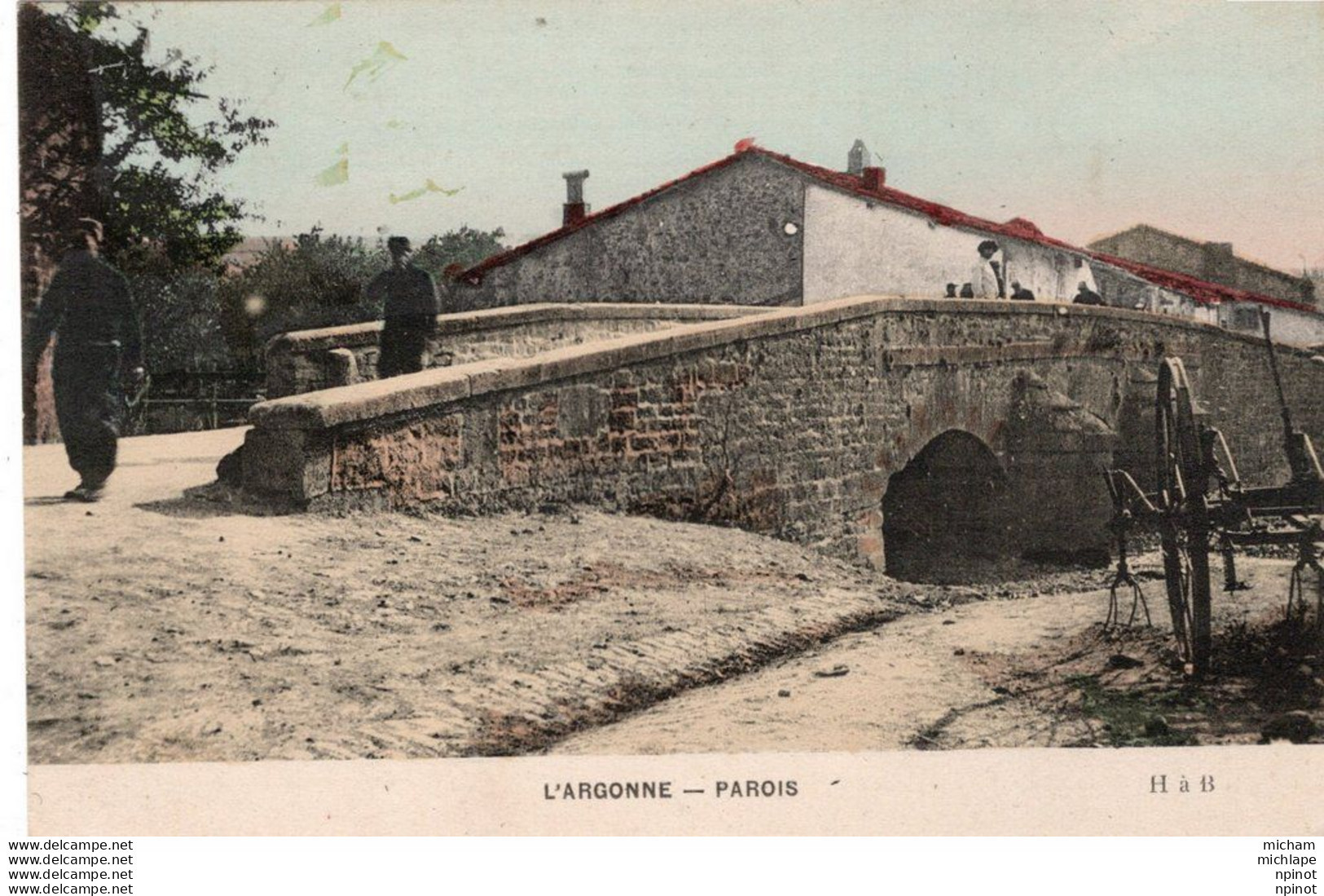 C P A   55 -   PAROIS - Le Pont De Pierre - Other & Unclassified