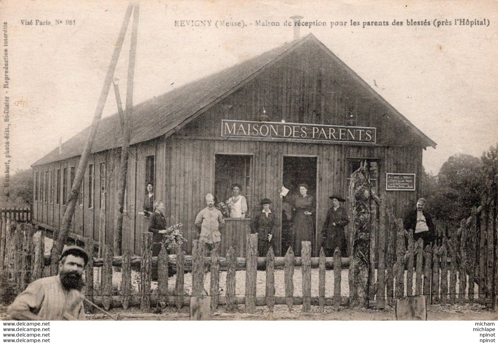 C P A   55 -   REVIGNY -   Maison De Réception Pour Les Parents  Des Blessés - Revigny Sur Ornain