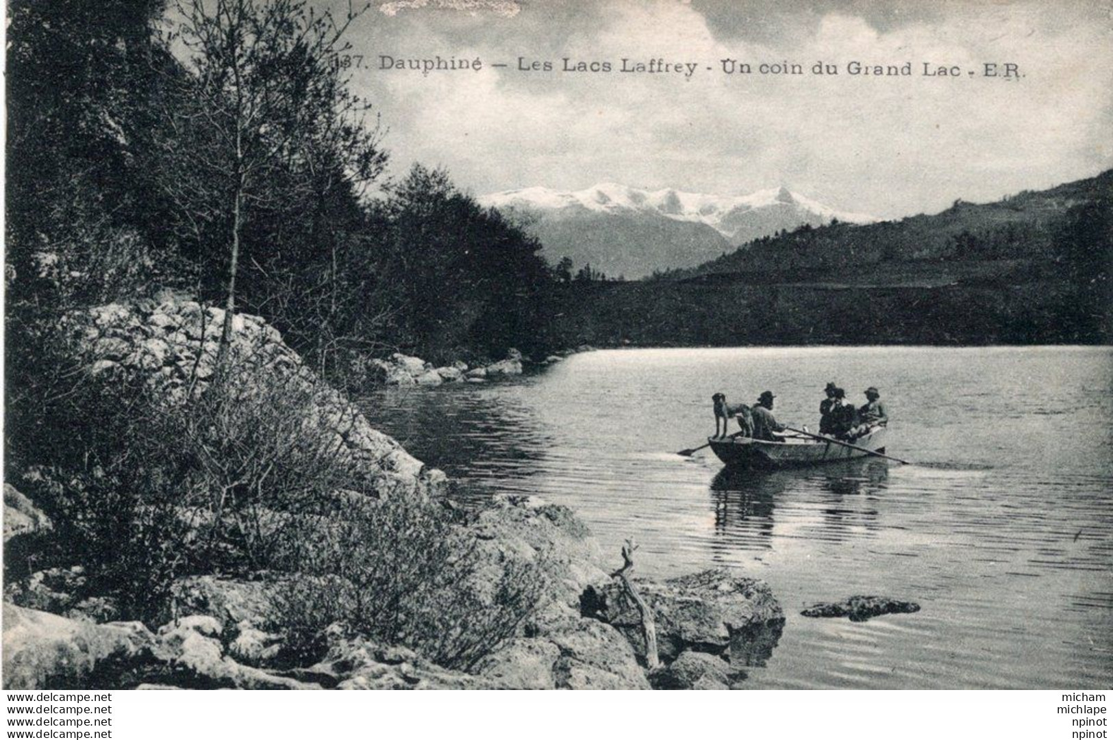 C P A    38  -  LES LACS DE LAFFREY - Un Coin Du Grand Lac - Laffrey