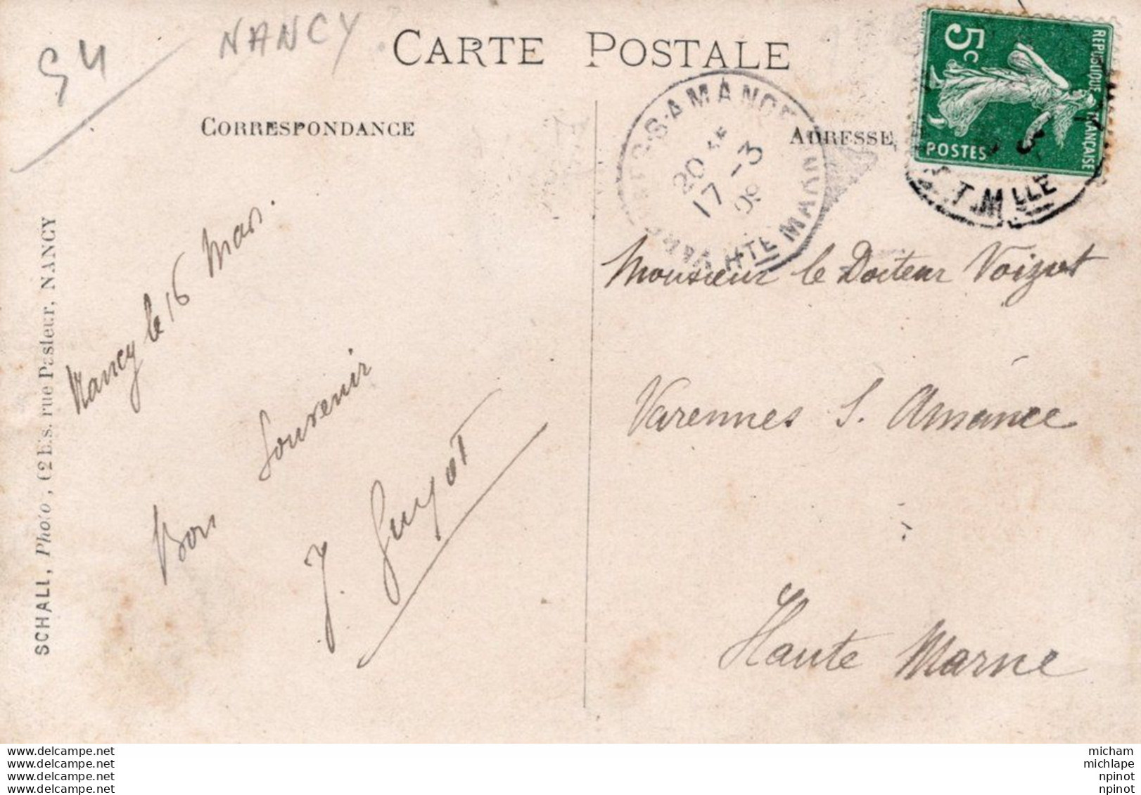 C P A  54 -     NANCY - CARTE PHOTO - La Bidoche - Nancy