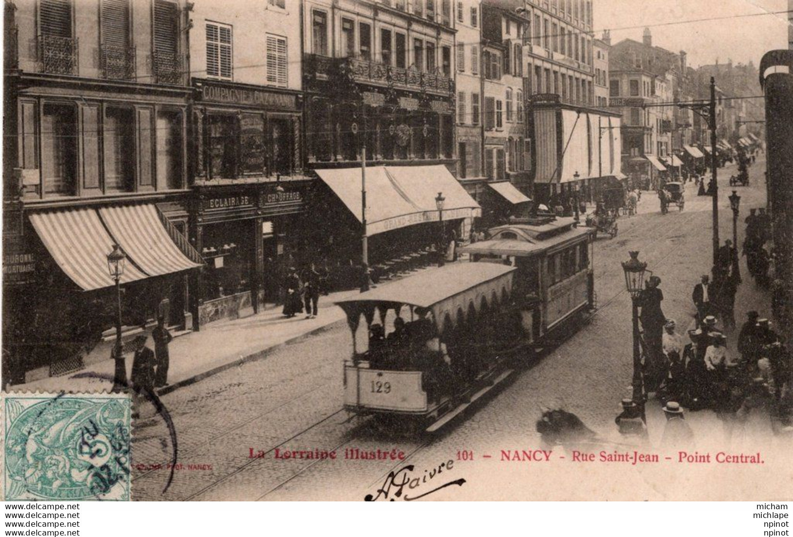 CPA - 54 - NANCY - Rue Saint Jean - Point Central - Nancy