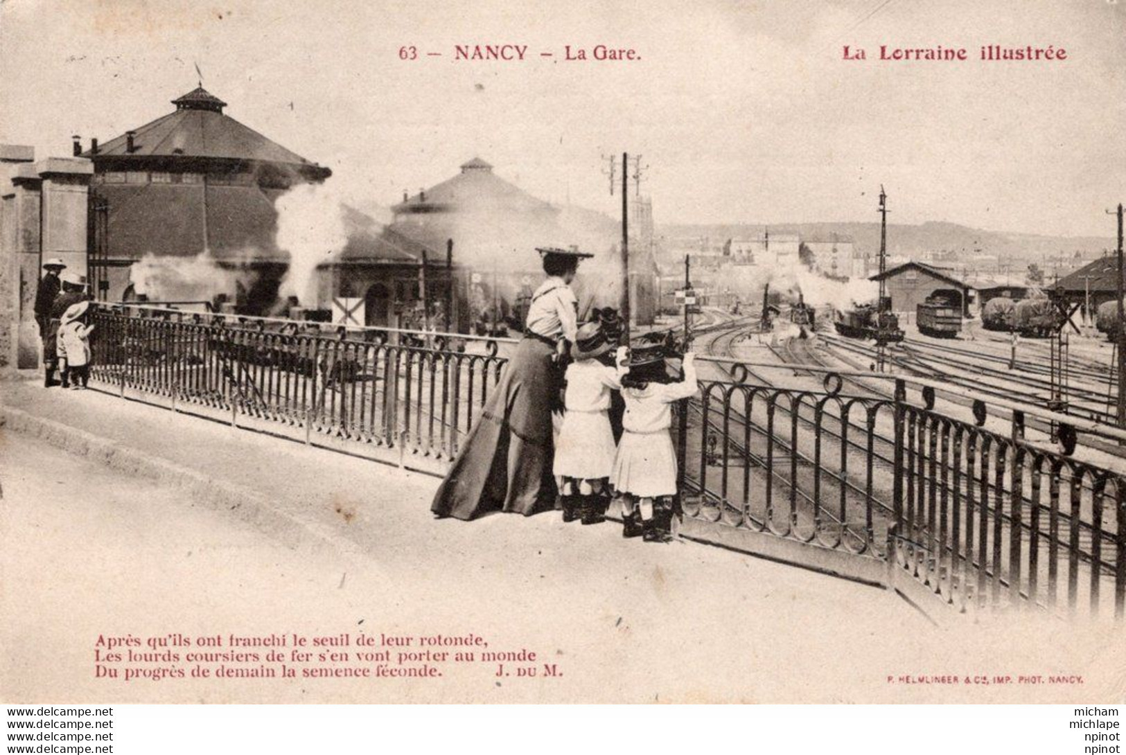 CPA - 54 - NANCY - La Gare - Nancy