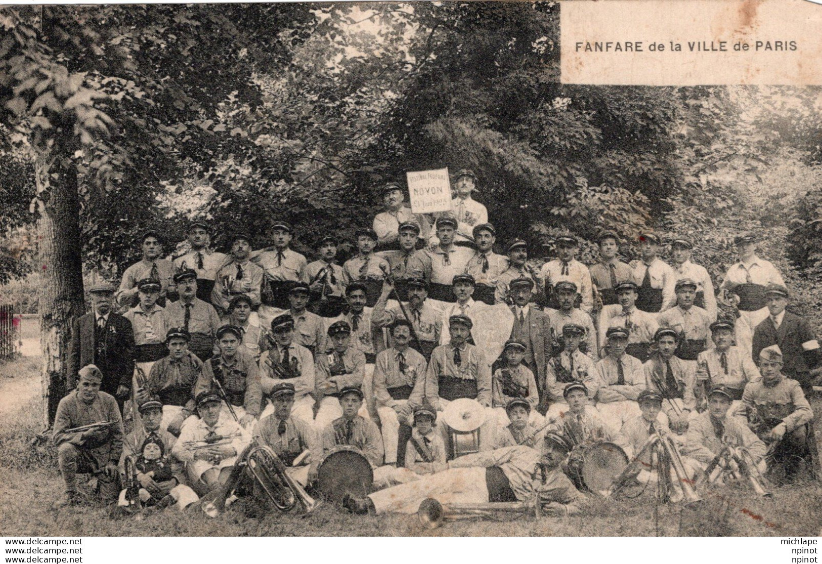 C P A -  75 -  PARIS  -     Fanfare De La Ville De Paris - Andere & Zonder Classificatie