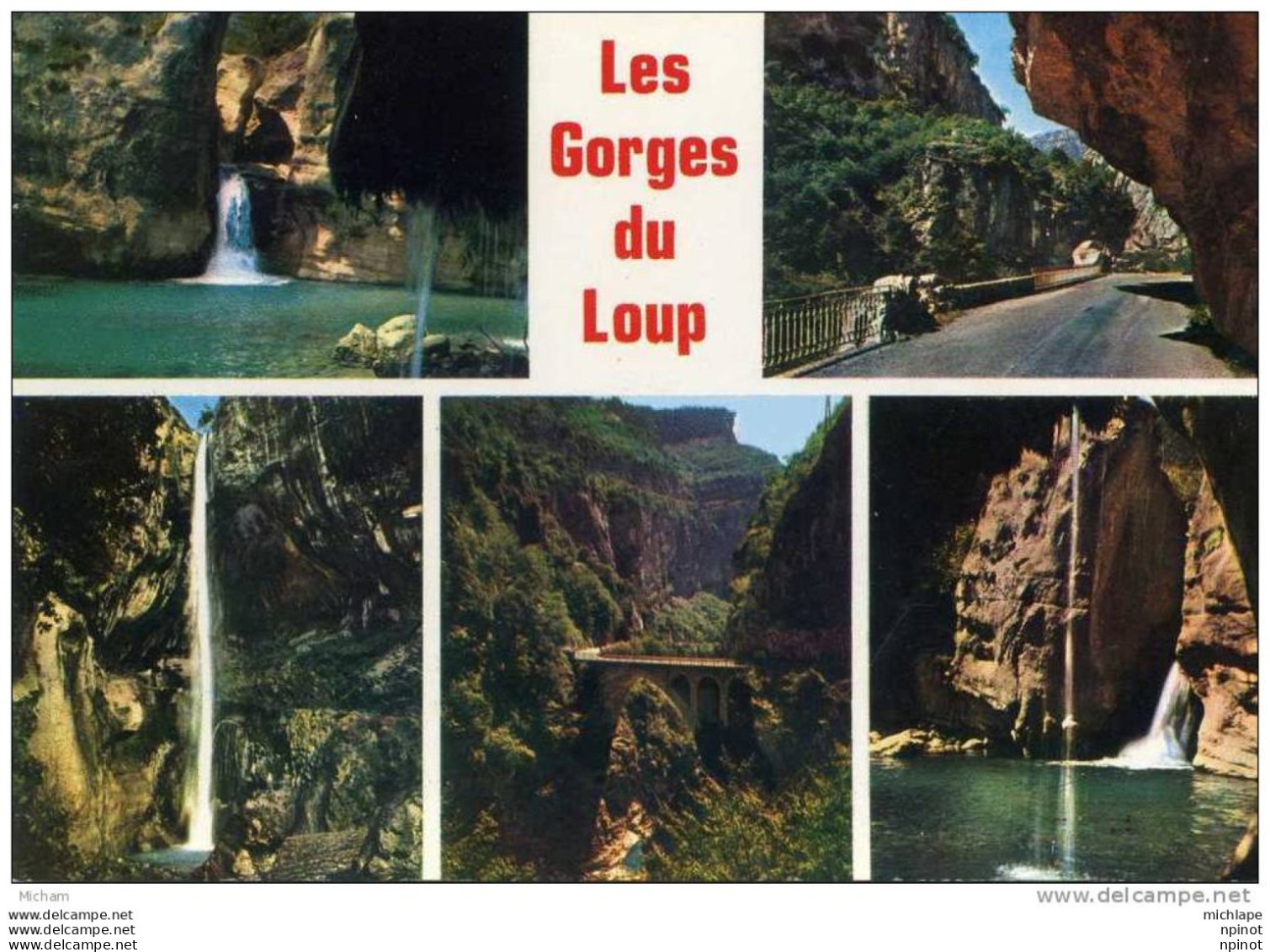 CPM    06   LES GORGES DU LOUP  MULTIVUES     PARFAIT ETAT - Other & Unclassified