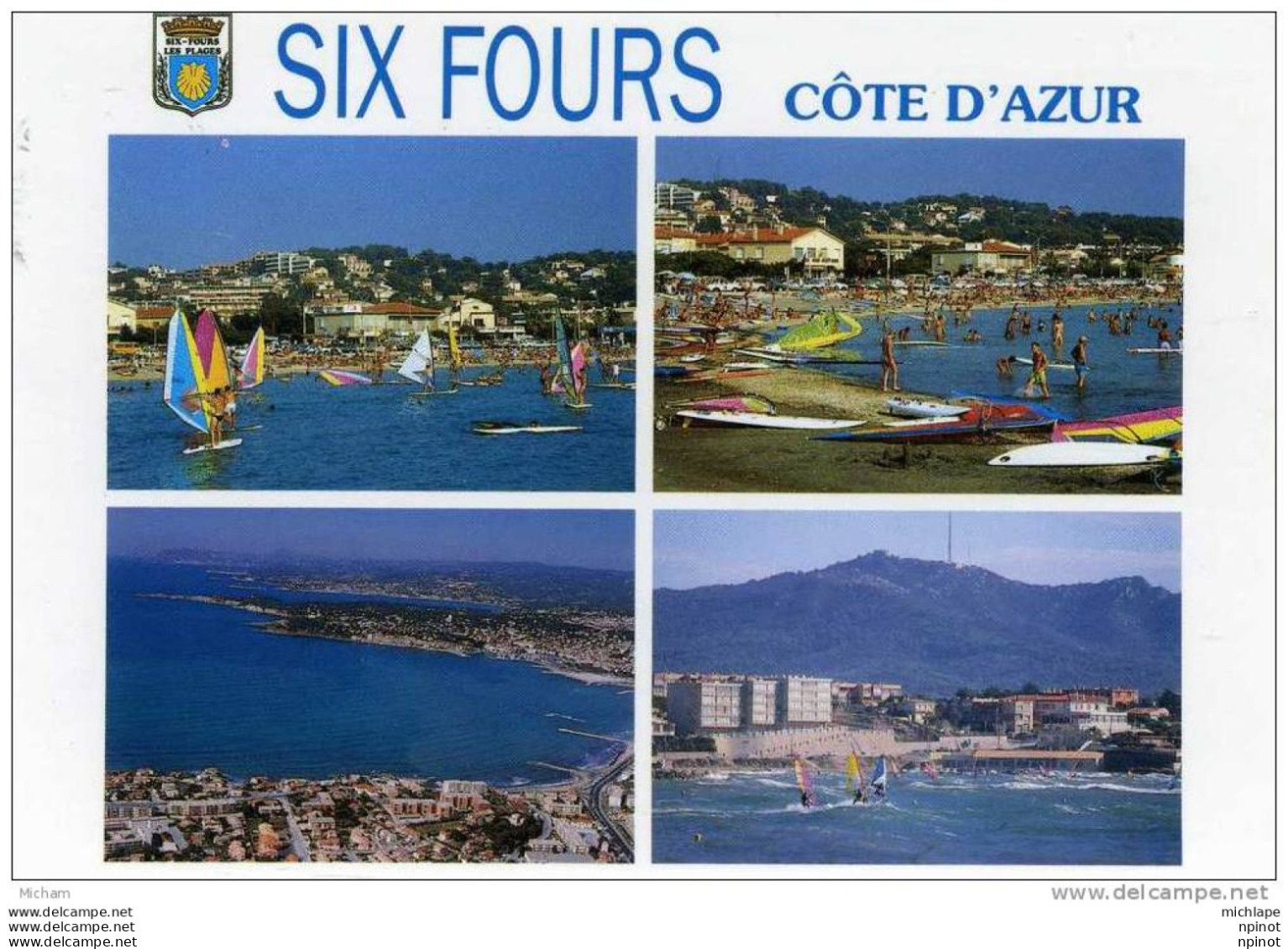 CPM  83  SIX FOURS MULTIVUE  PARFAIT ETAT - Six-Fours-les-Plages