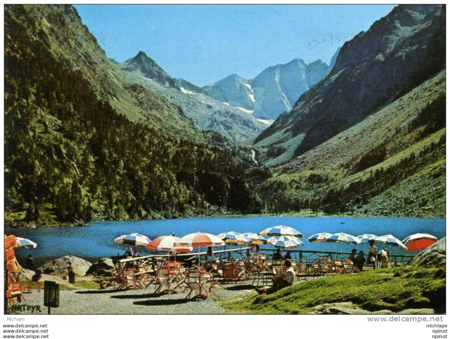 CPM 65 LE LAC DE GAUBE  VU  DE L'HOTEL  PARFAIT ETAT - Other & Unclassified