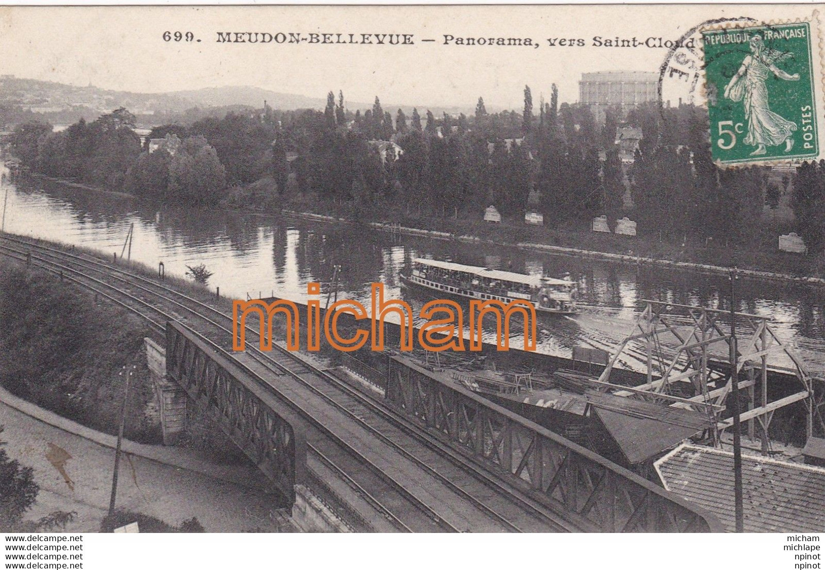 CPA  92  MEUDON  BELLEVUE  Panorama - Meudon