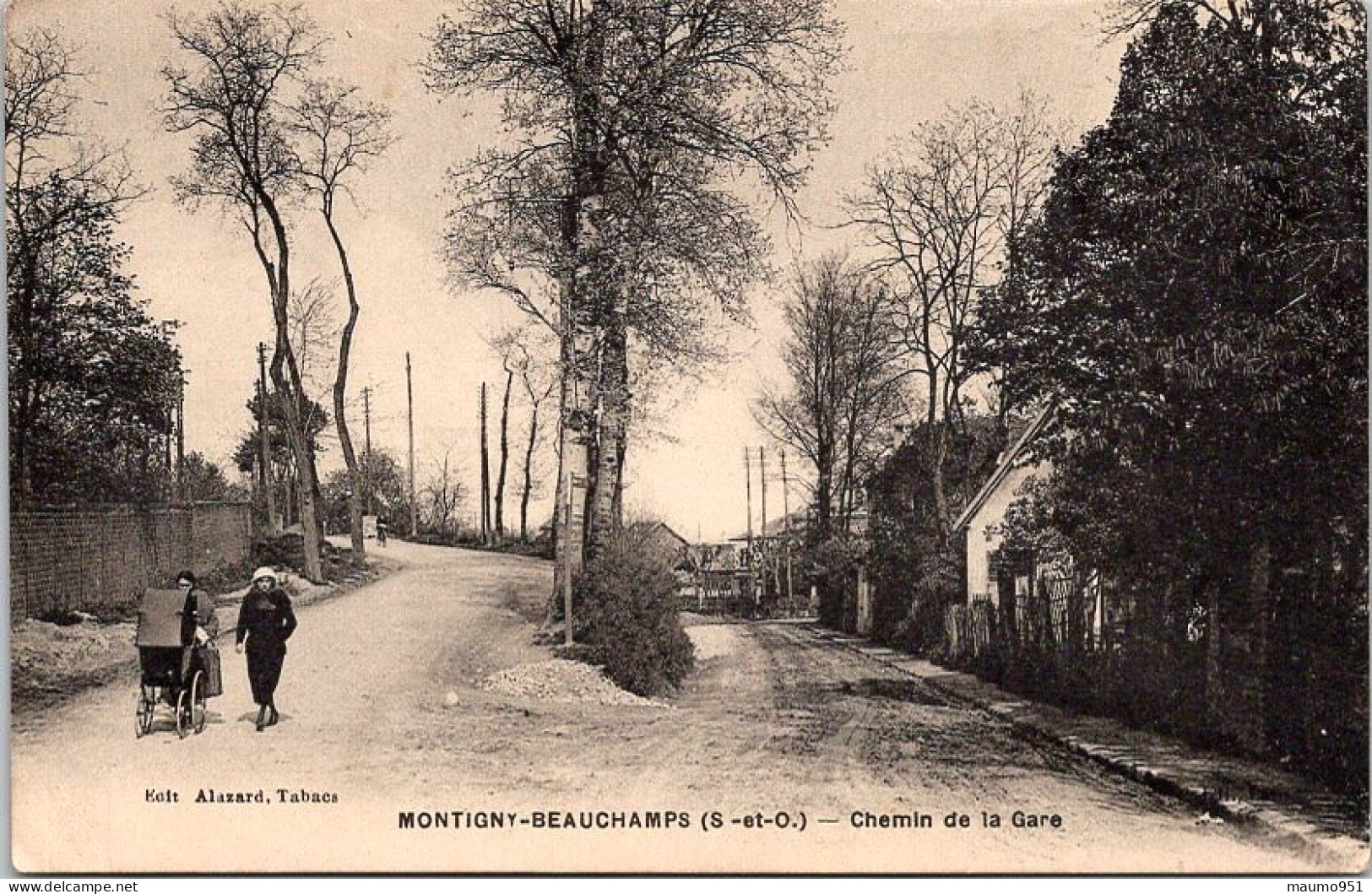 95 MONTIGNY- BEAUCHAMPS - Chemin De La Gare - Beauchamp