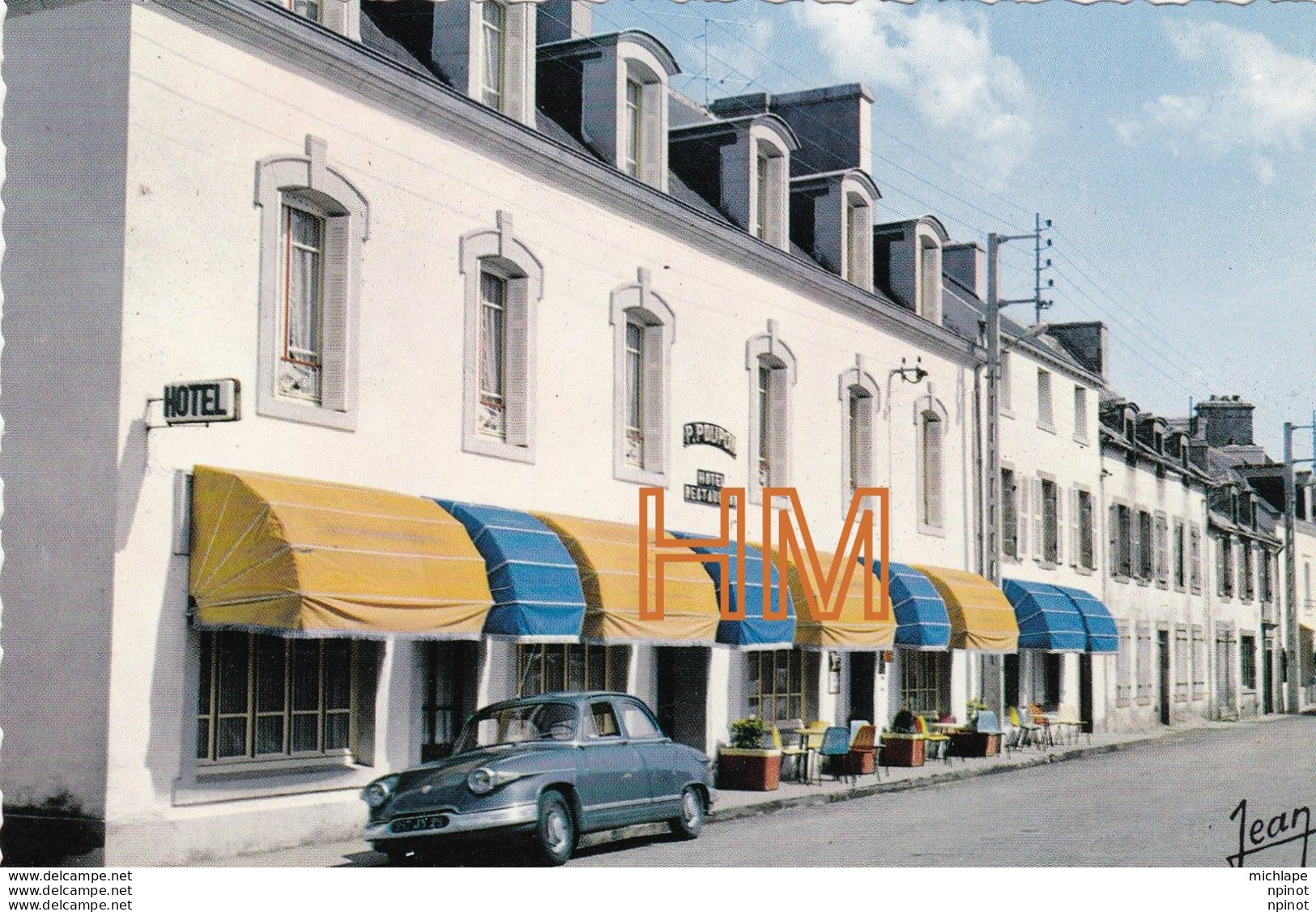 CPSM Petit Format  9 X 14 Cm - 29  PONT CROIX  Hotel Restaurant  Poupon - Pont-Croix