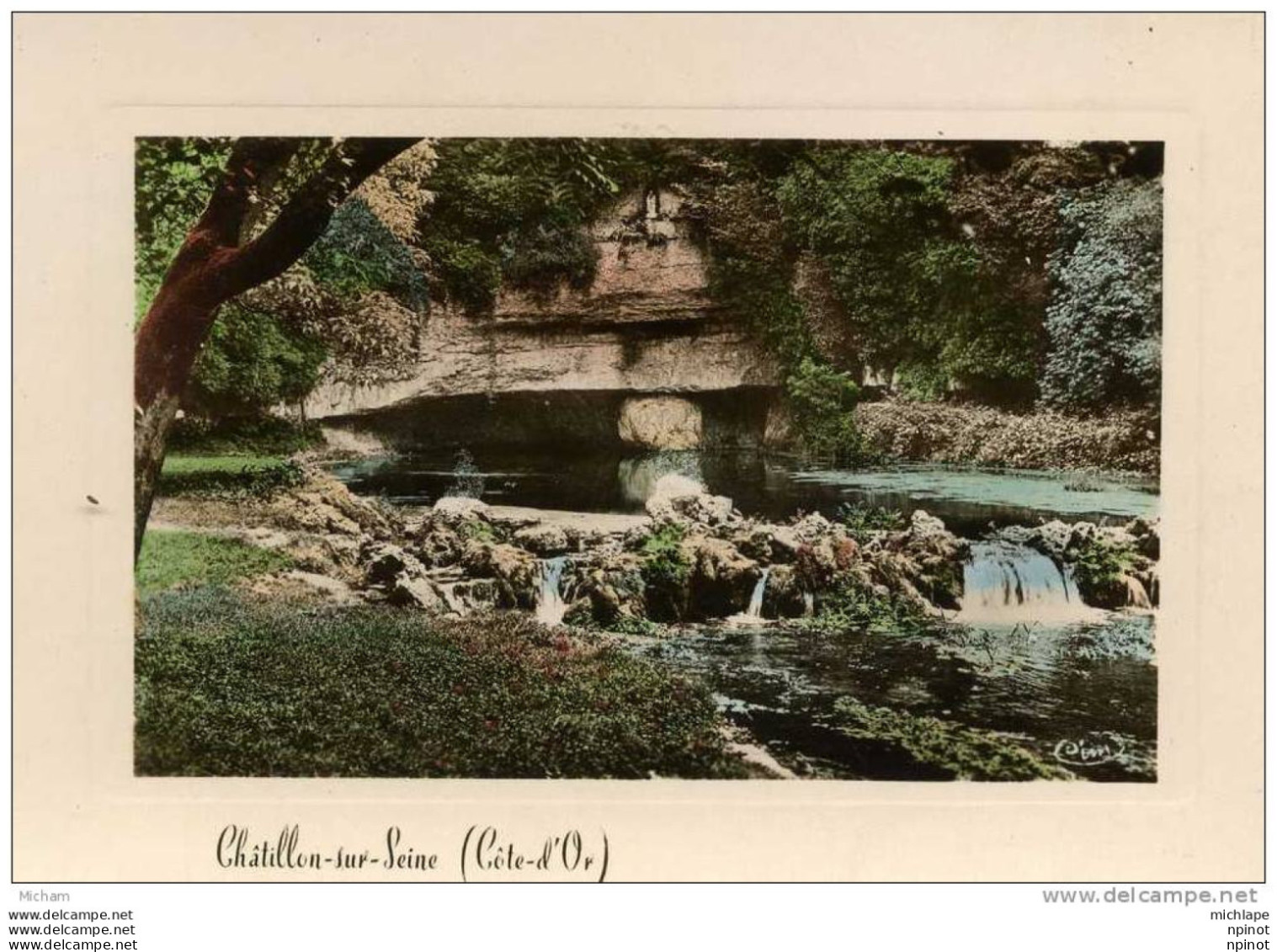 CPM  21  CHATILLON  SOURCE DE LA  DOUIX    PARFAIT ETAT - Chatillon Sur Seine