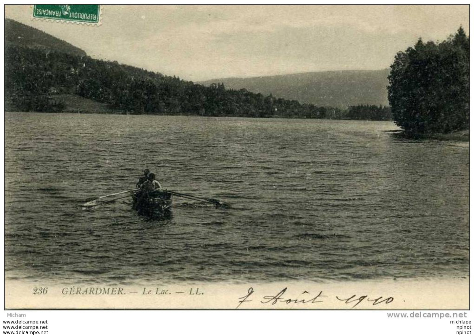 CPA   88  GERARDMER   LE LAC PARFAIT ETAT - Gerardmer