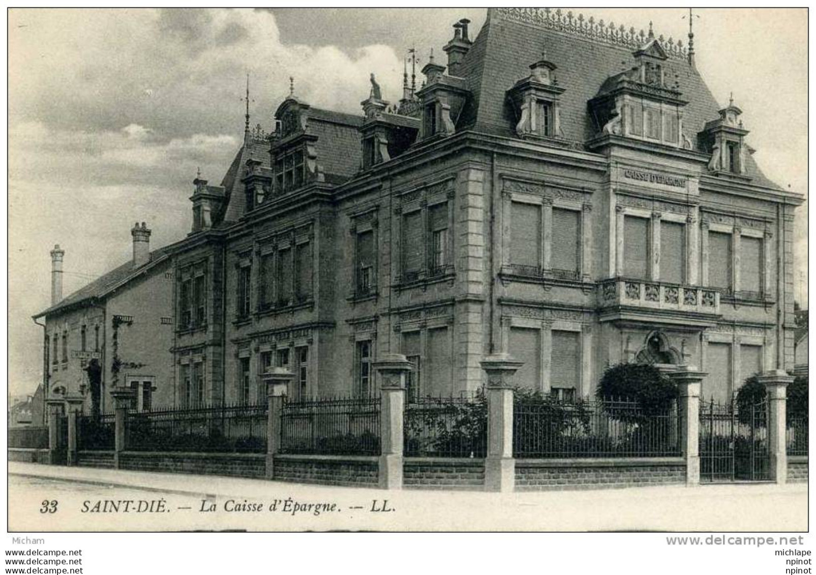 CPA   88 ST DIE  LA CAISSE D'EPARGNE   PARFAIT ETAT - Saint Die