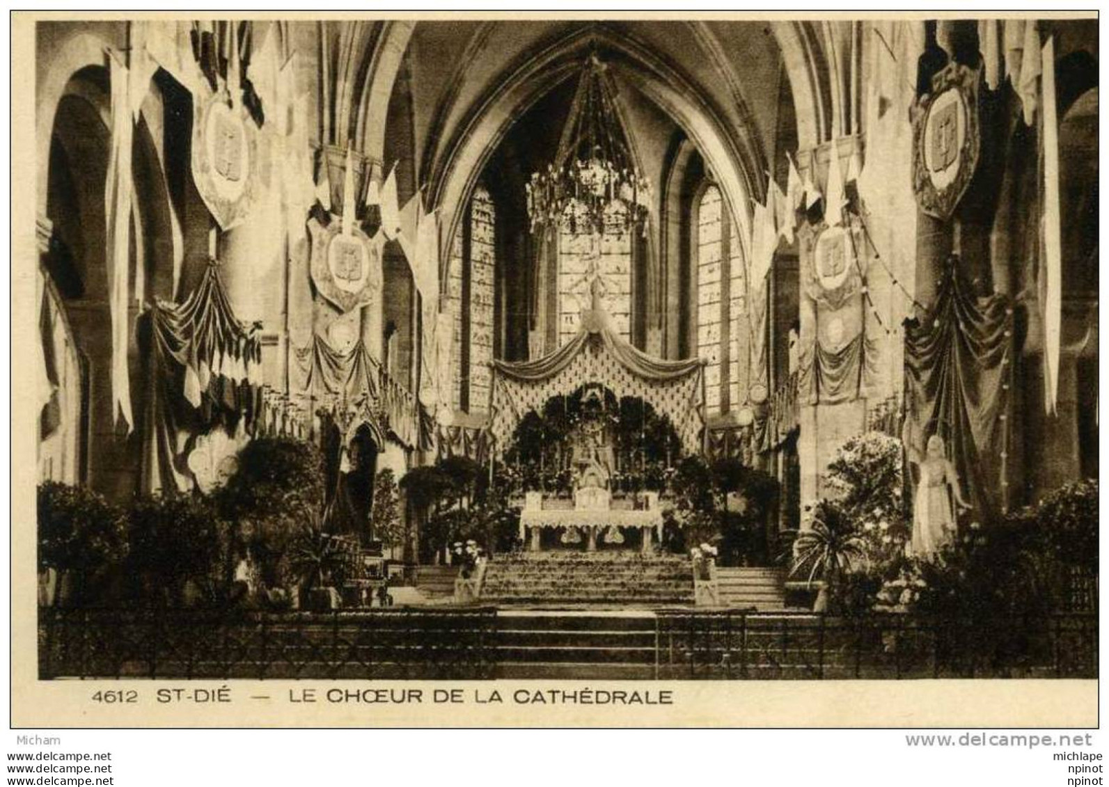 CPA   88 ST DIE     CATHEDRALE  LE COEUR PARFAIT ETAT - Saint Die