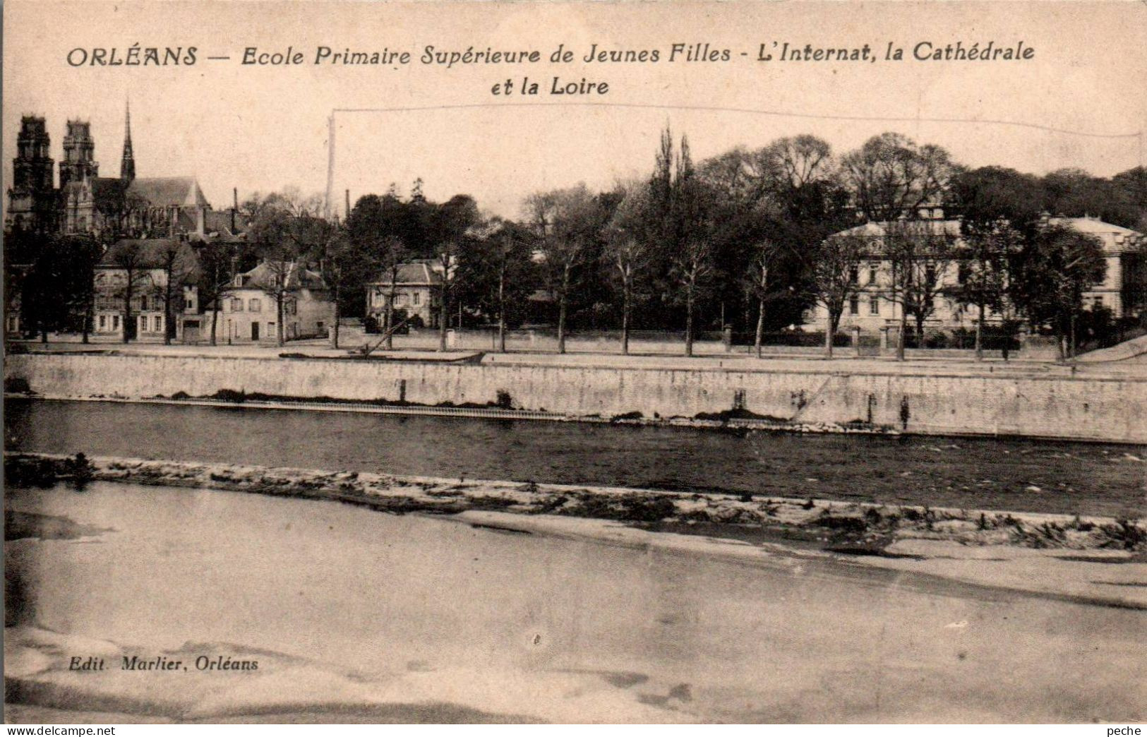 N°3084 W-cpa Orléans -école Primaire Supérieure De Jeunes Filles- - Orleans