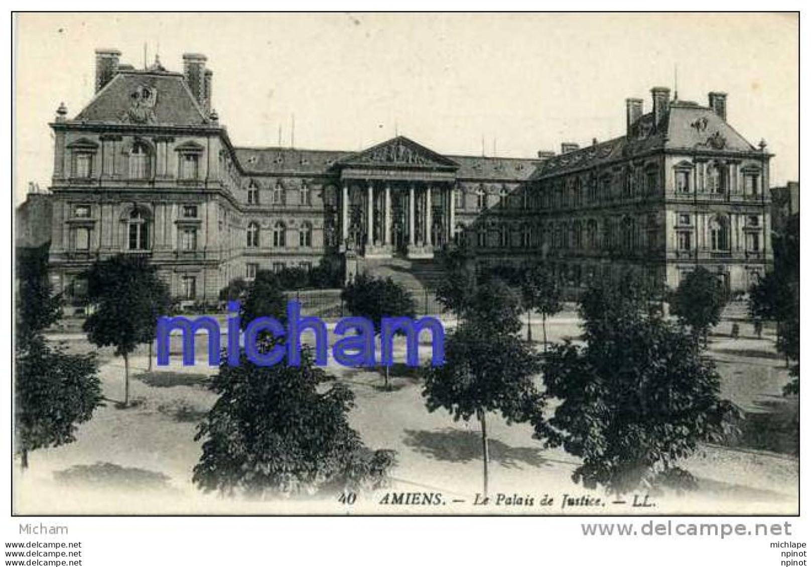 CPA 80   AMIENS    PALAIS DE JUSTICE  TB ETAT - Amiens