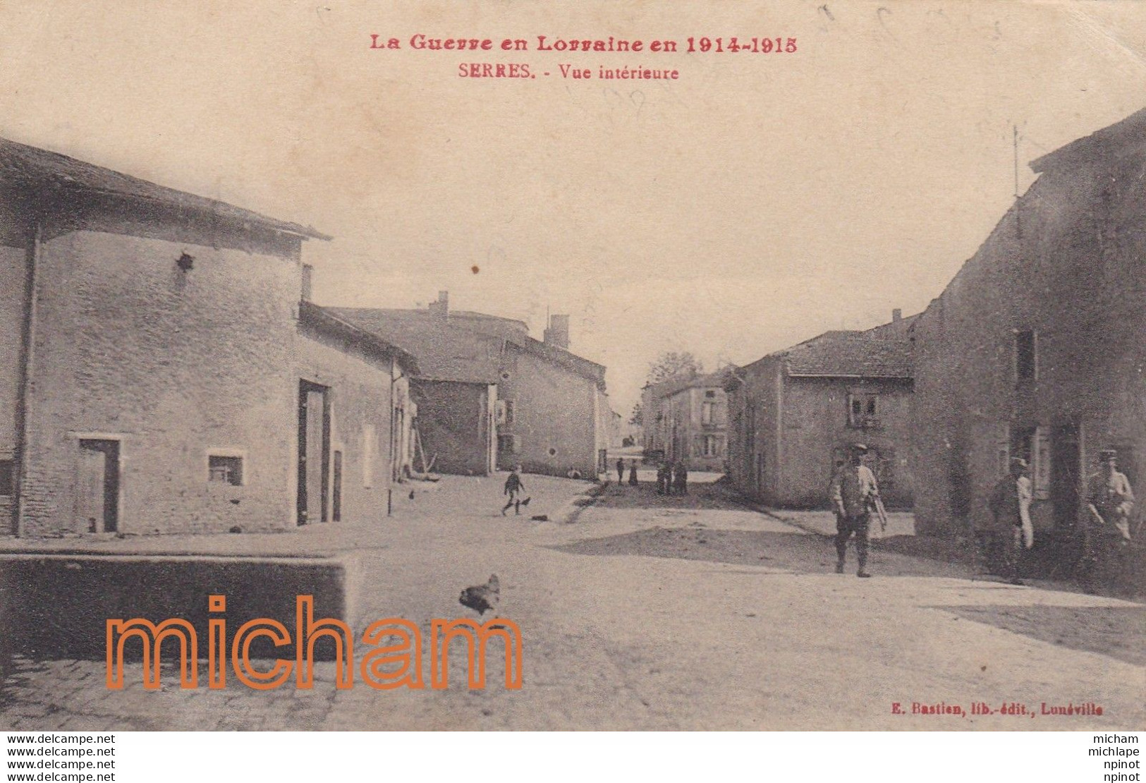 C P A   54  Serres Pres De Luneville  Vue  Interieure - Other & Unclassified