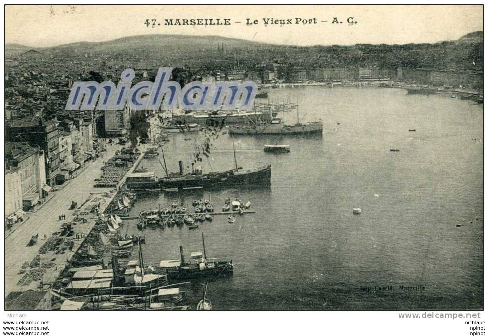 CPA  13 MARSEILLE  LE VIEUX PORT PARFAIT ETAT - Old Port, Saint Victor, Le Panier