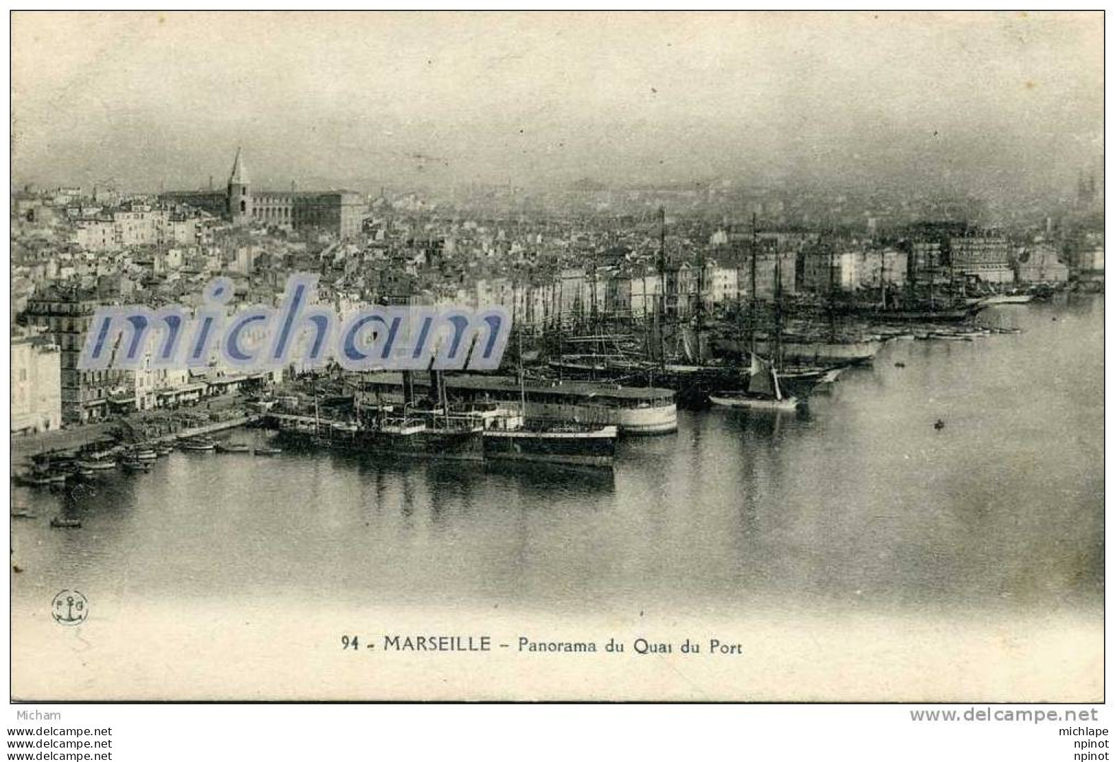 CPA  13 MARSEILLE   PANORAMA  DU QUAI DU PORT   PARFAIT ETAT - Old Port, Saint Victor, Le Panier