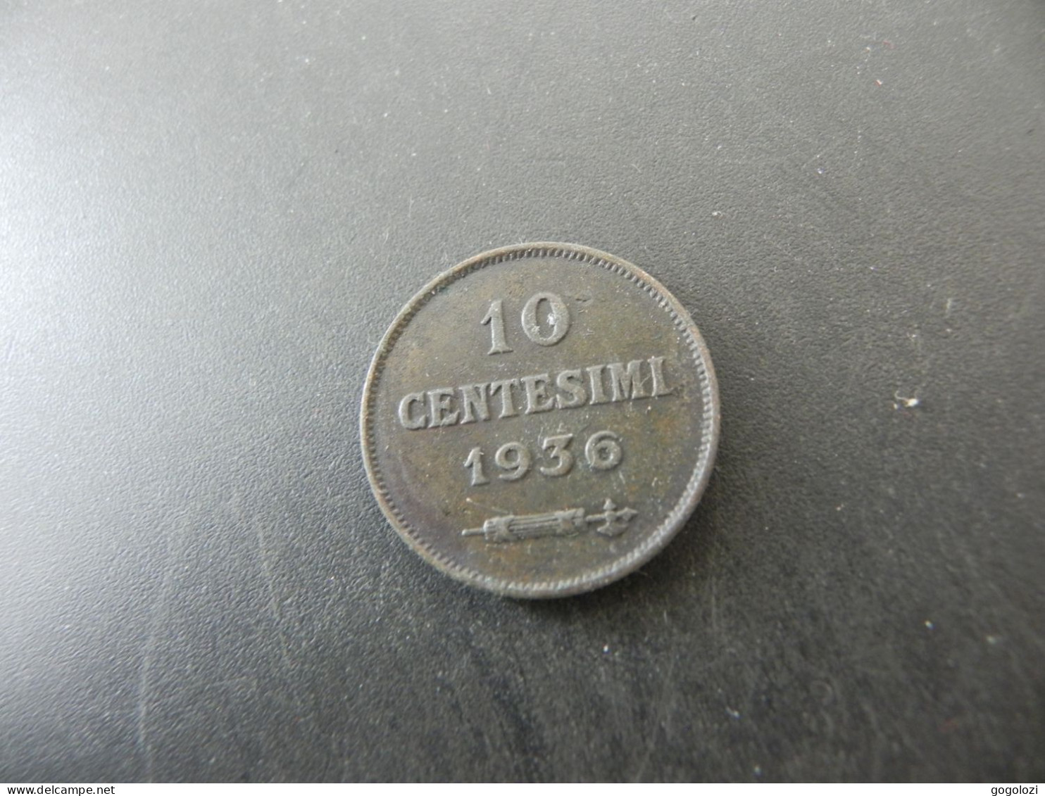 San Marino 10 Centesimi 1936 - Saint-Marin