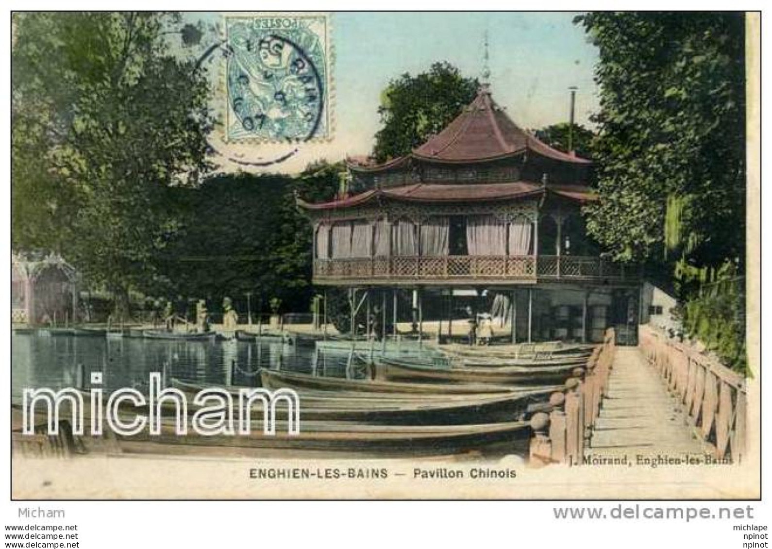 CPA  95    ENGHIEN  PAVILLON CHINOIS  TB  ETAT - Enghien Les Bains