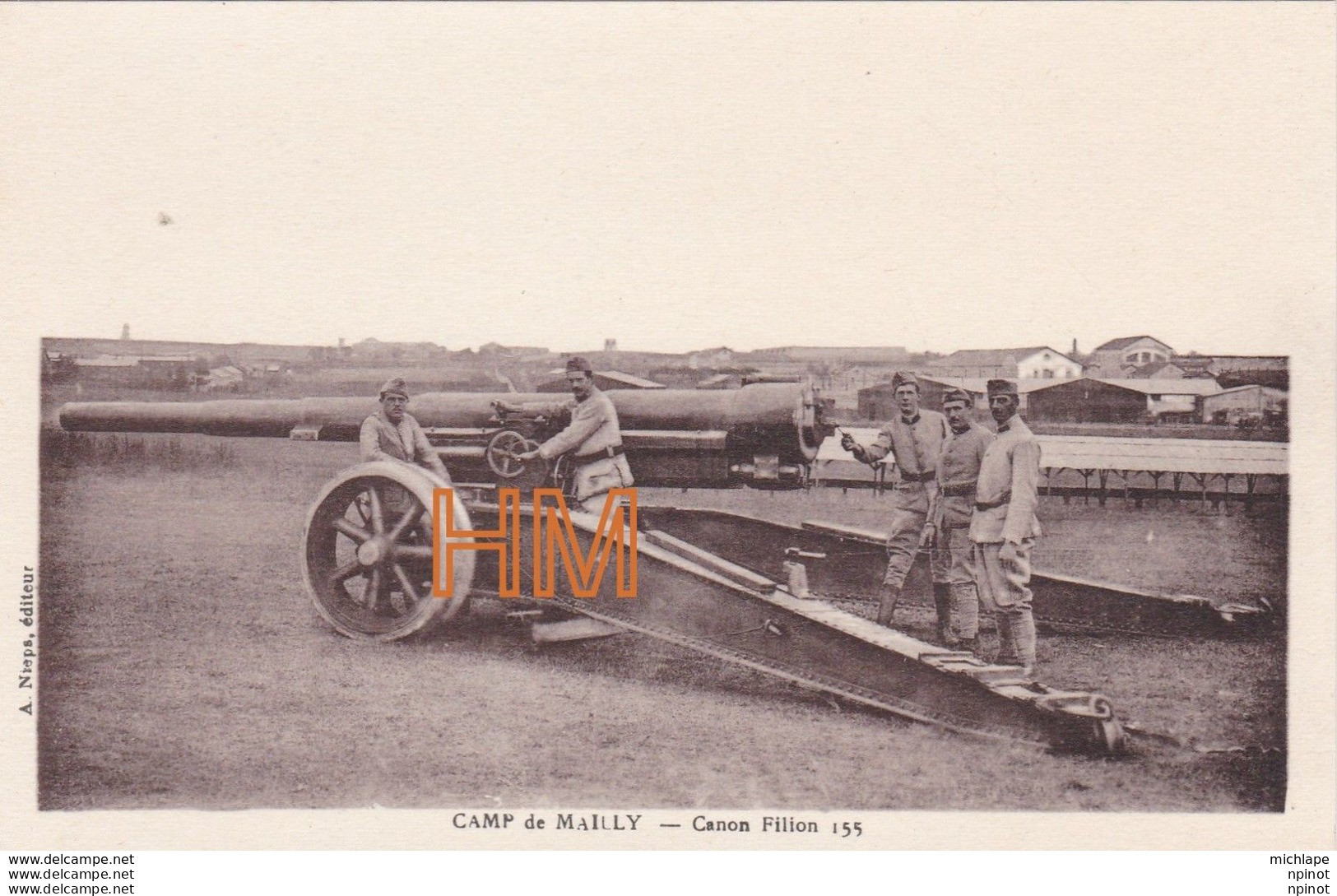 TH  MILITARIA 14/18  - Canon Filion 155 - 1914-18