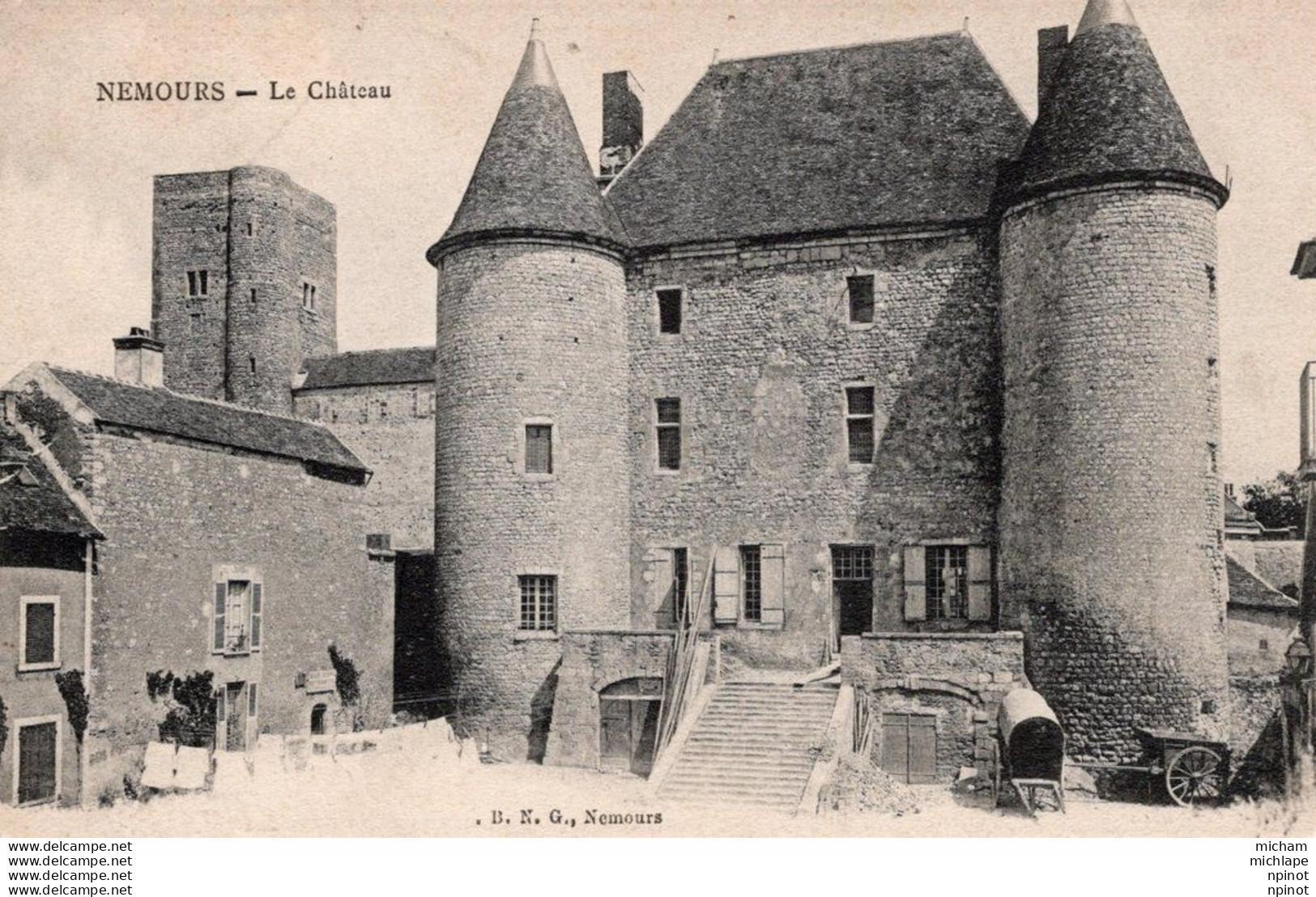 CPA 77 - NEMOURS - Le Chateau - Nemours