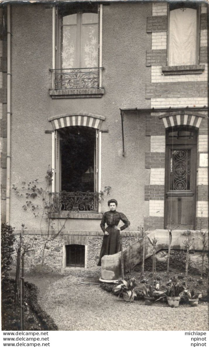 C P A  -  94 - CARTE PHOTO - LAVARENNE - ST MAUR ?  -  BEAU PLAN - Autres & Non Classés