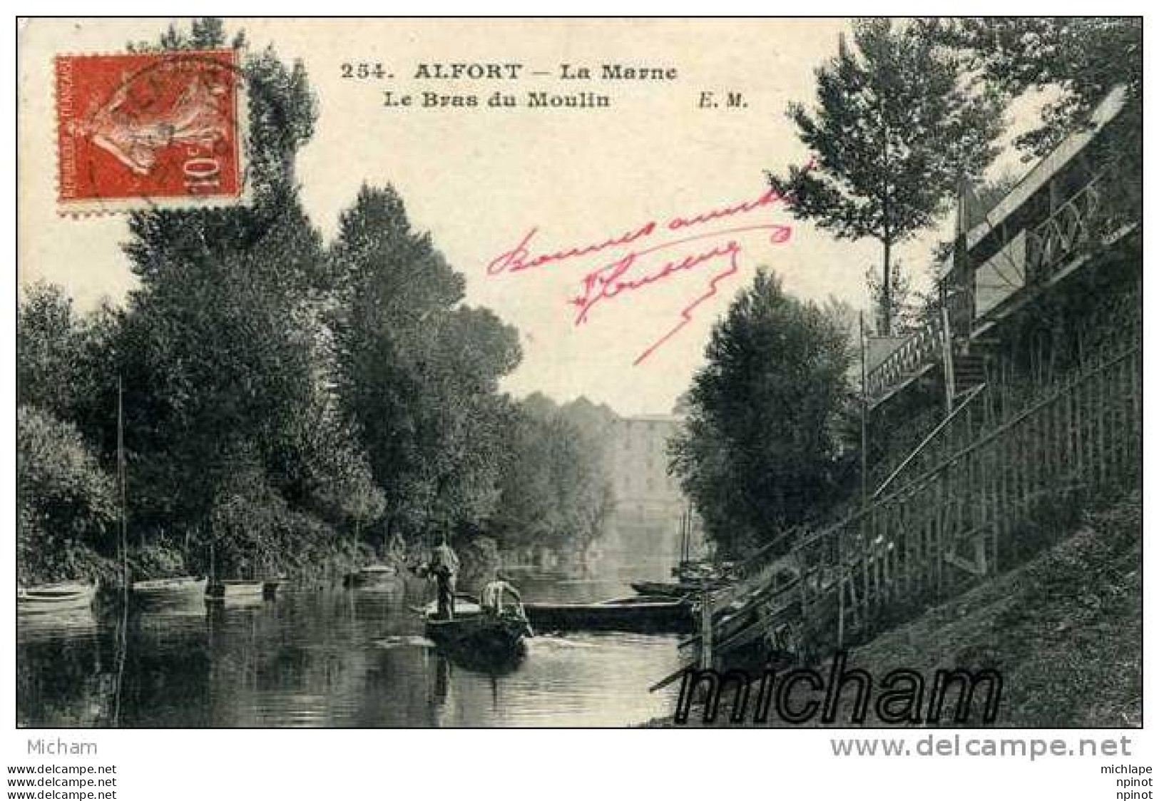 CPA  94   ALFORT  LE  BRAS DU MOULIN    PARFAIT ETAT - Maisons Alfort