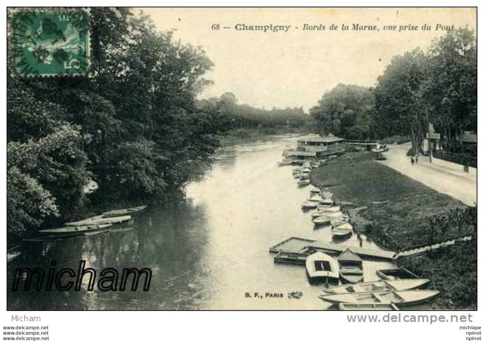 CPA 94  CHAMPIGNY  VUE PRISE DUPONT  PARFAIT ETAT - Champigny Sur Marne