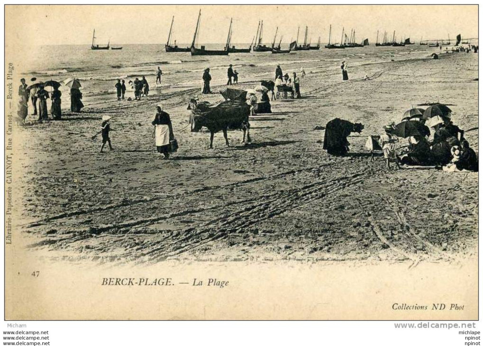 CPA 62 BERCK   LA PLAGE ANIMATION   PARFAIT ETAT - Berck