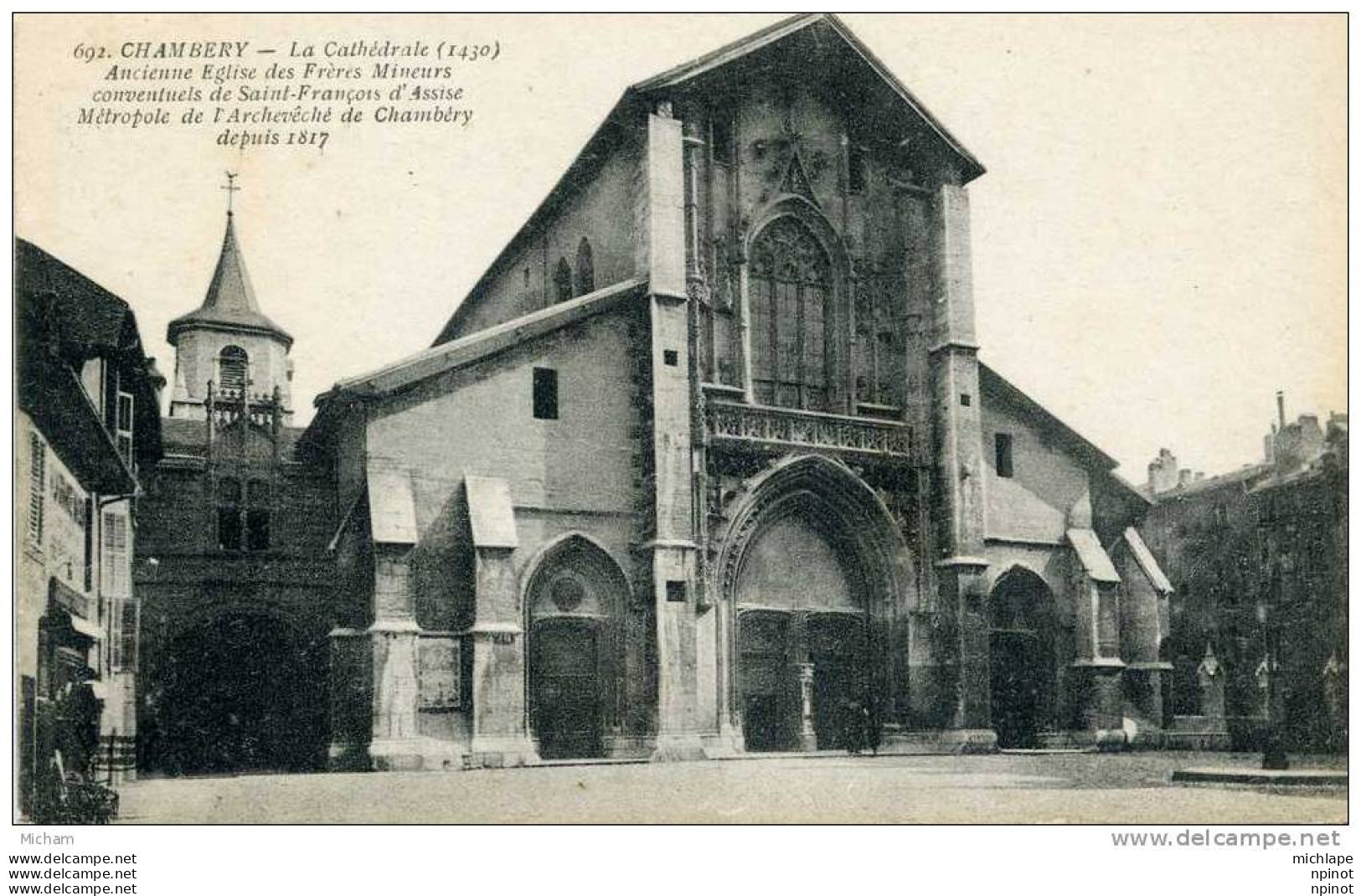 CPA 73  CHAMBERY  LA  CATHEDRALE   PARFAIT ETAT - Chambery