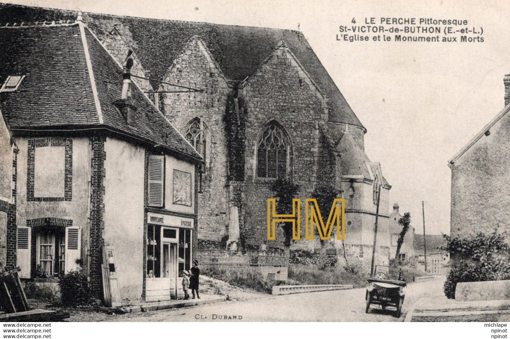 C P A -  28 -   ST VICTOR De BUTHON   Eglise Et Monument - Other & Unclassified