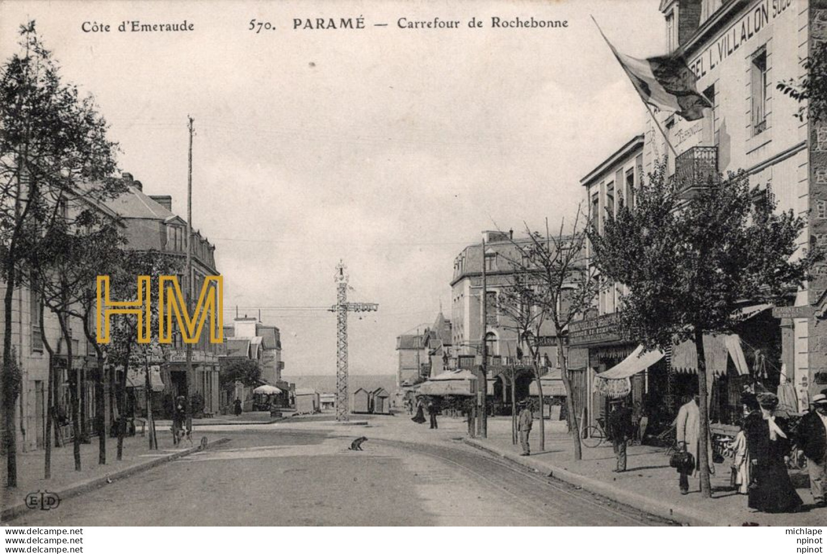 C P A -  35 -  PARAME - Carrefour De Rochebonne - Parame