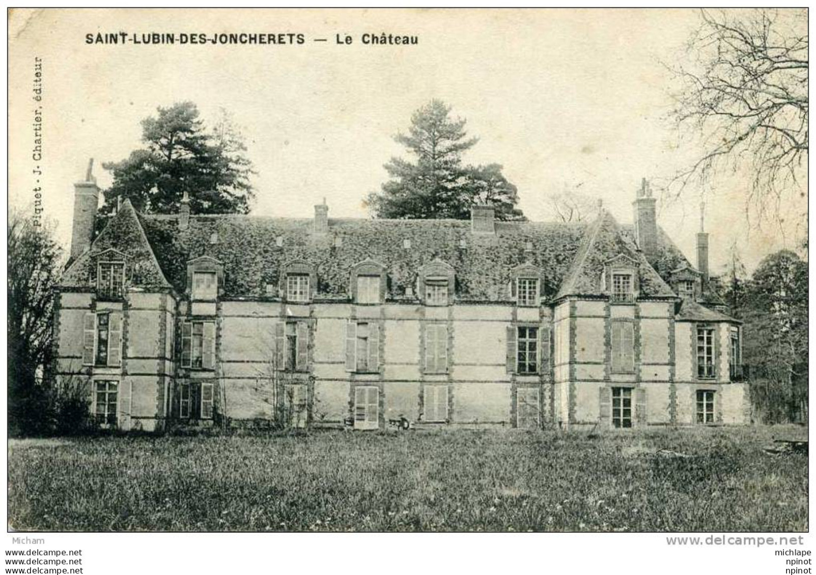 CPA   28  SAINT LUBIN DES  JONCHERETS  LE CHATEAU  PARFAIT ETAT - Altri & Non Classificati