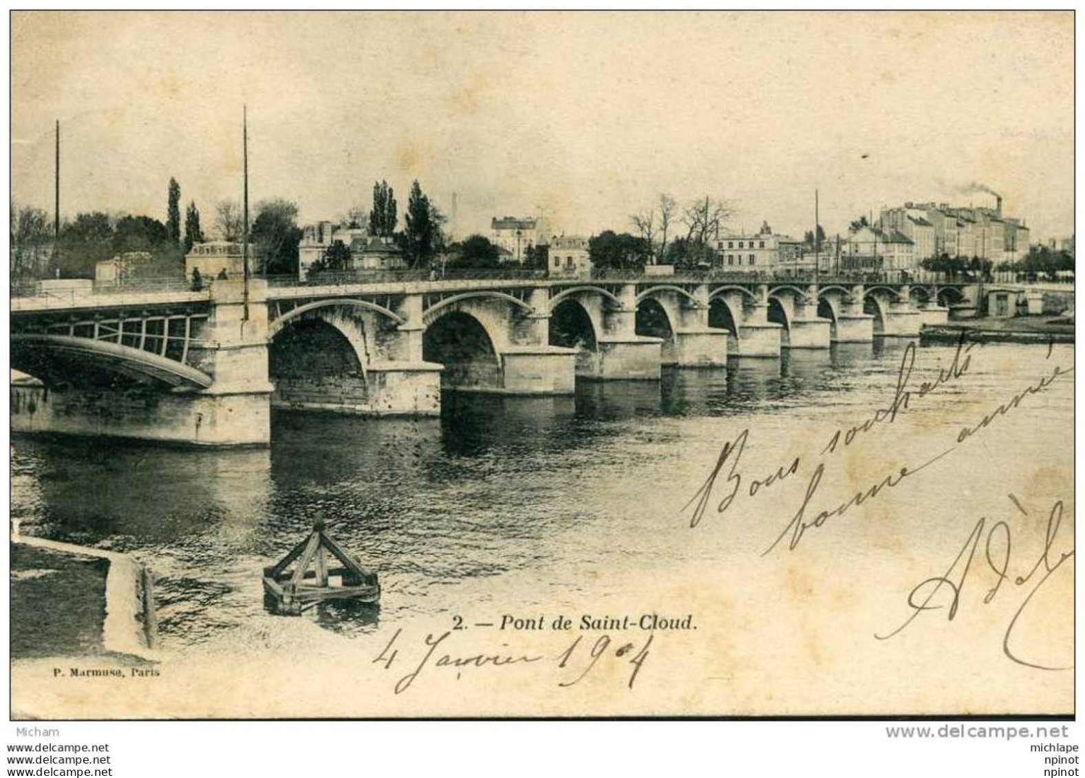 CPA  92  ST CLOUD LE PONT      PARFAIT ETAT - Saint Cloud